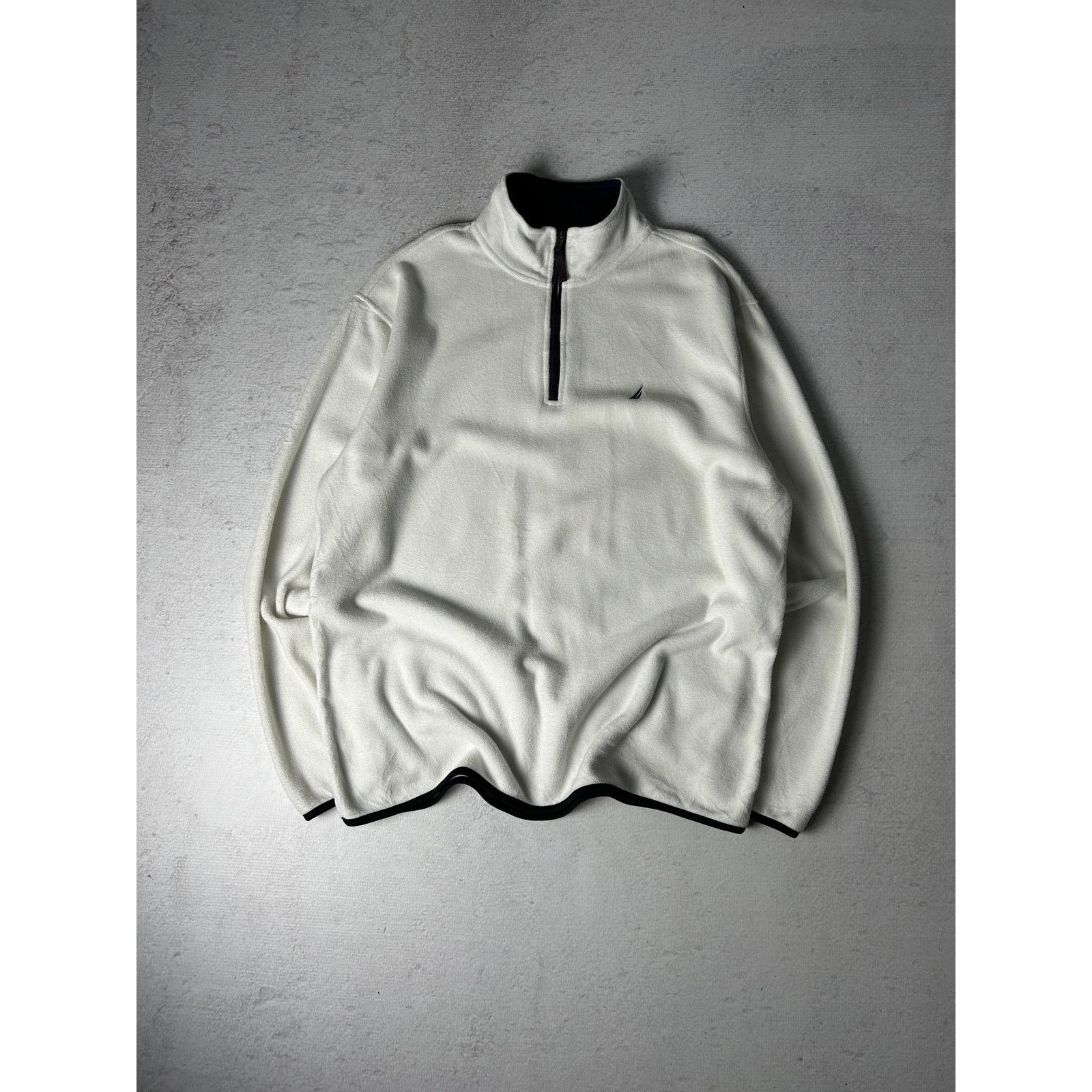 Nautica Vintage Nautica 1/4 Zip Fleece Sweatshirt - Men's XL Size US XL / EU 56 / 4 - 1 Thumbnail