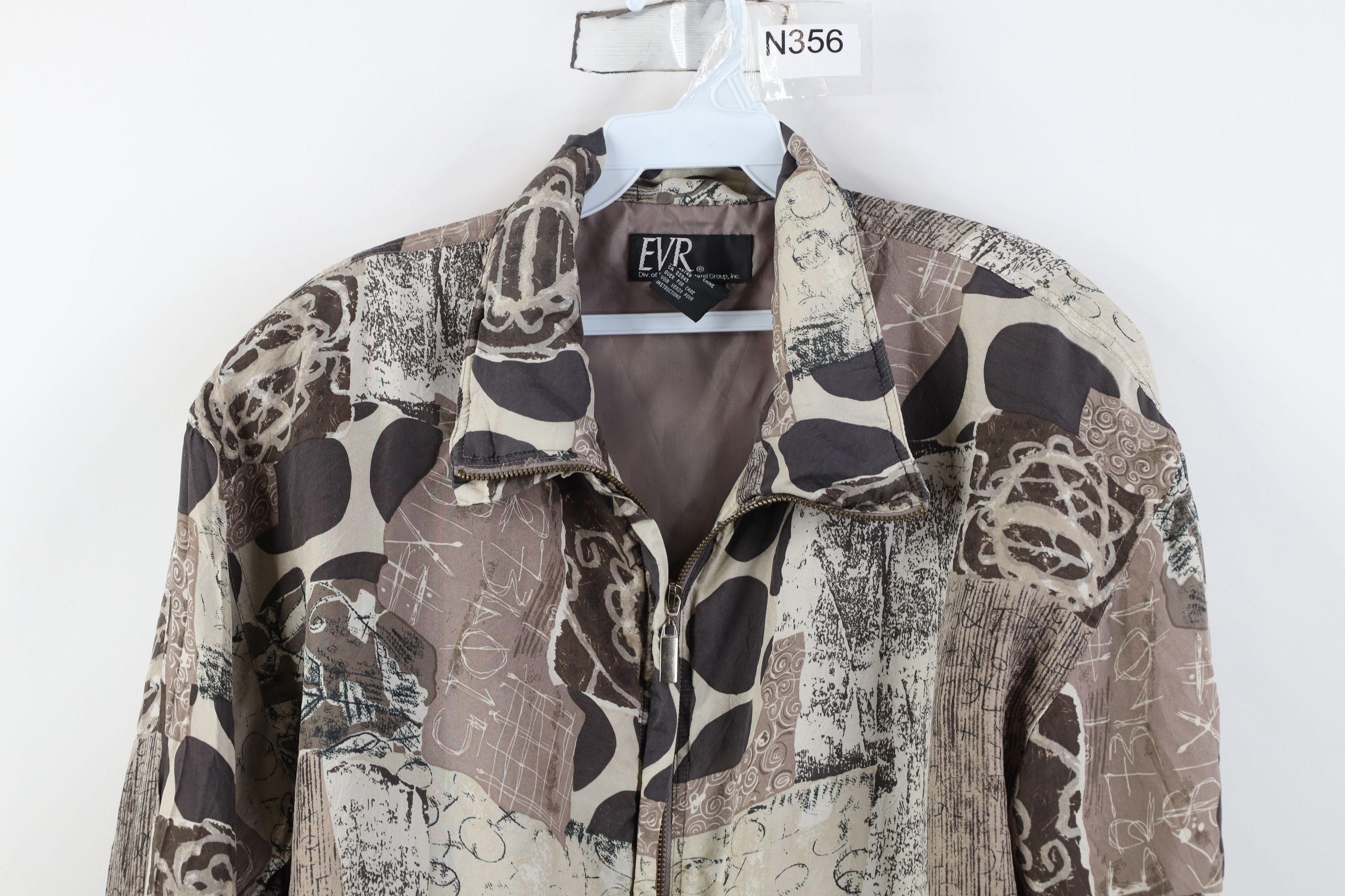 Vintage Vintage 90s Streetwear Silk Full Zip Windbreaker Jacket Size M / US 6-8 / IT 42-44 - 2 Thumbnail