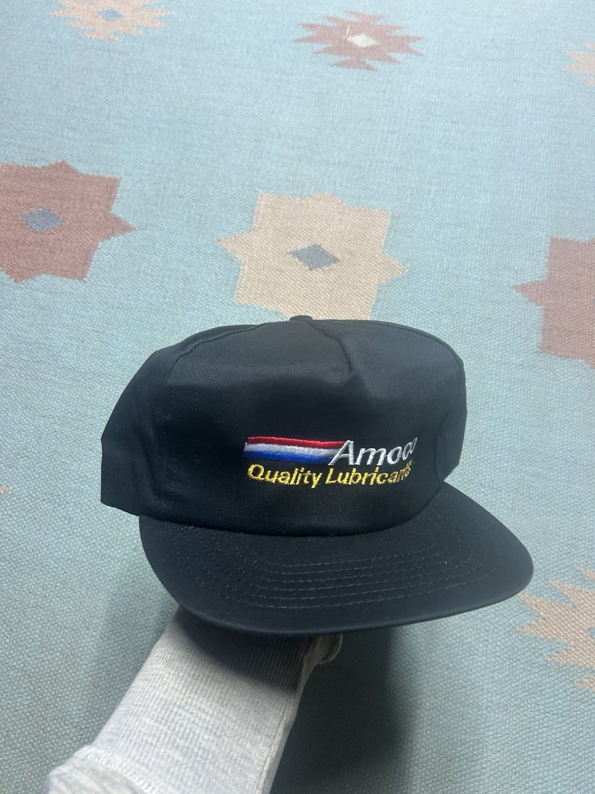 Vintage Vintage 80s snapback hat amoco motor oil racing made USA Size ONE SIZE - 1 Thumbnail