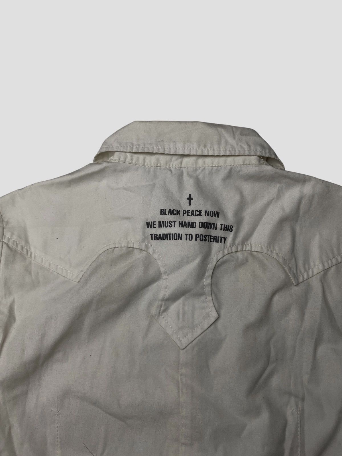 Le Grande Bleu (L.G.B.) Archive Black Peace Now Vampire Poem Shirts Size US S / EU 44-46 / 1 - 4 Thumbnail