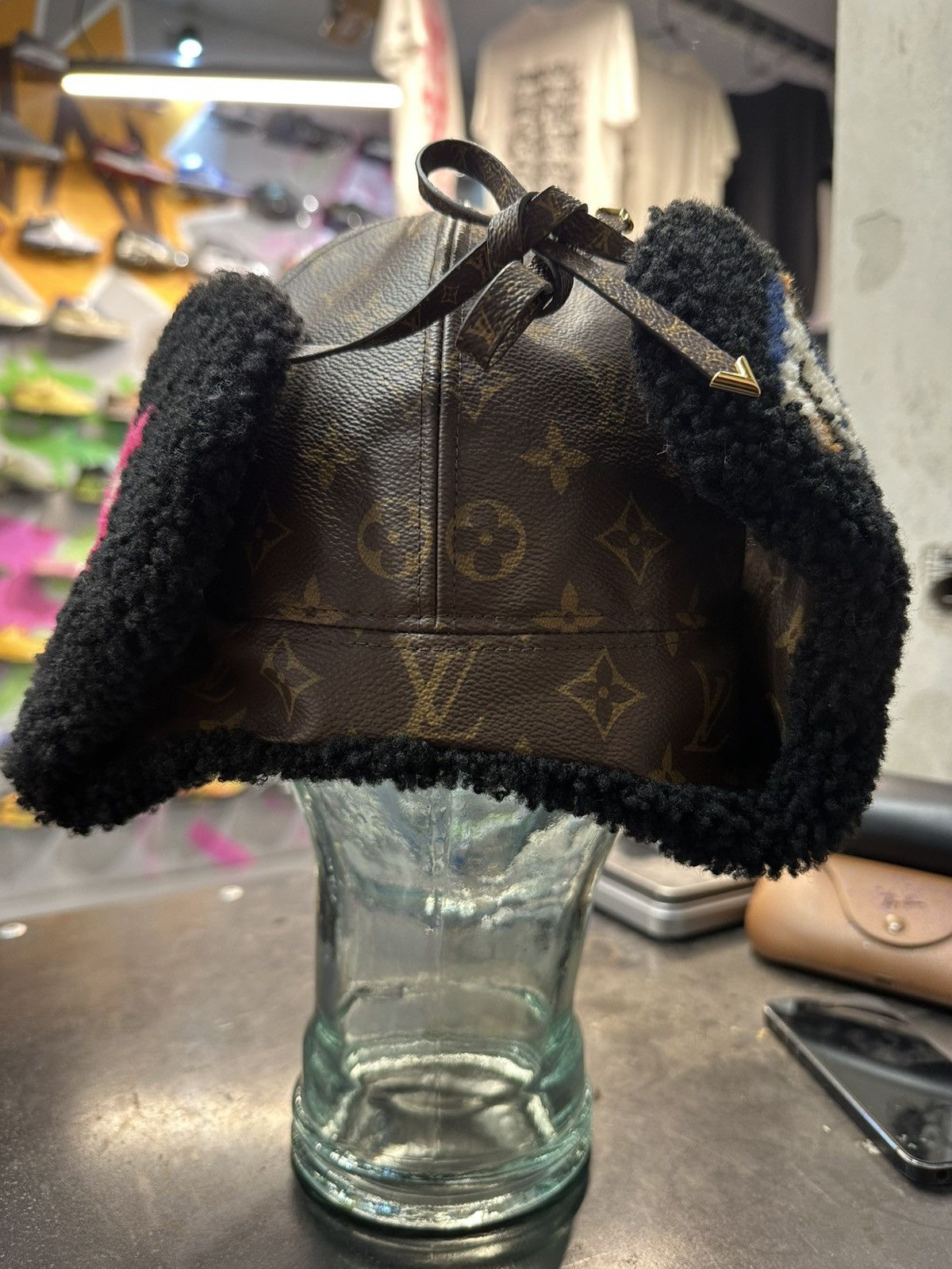 Louis Vuitton Louis Vuitton Alpes Fur Cap Size ONE SIZE - 3 Thumbnail