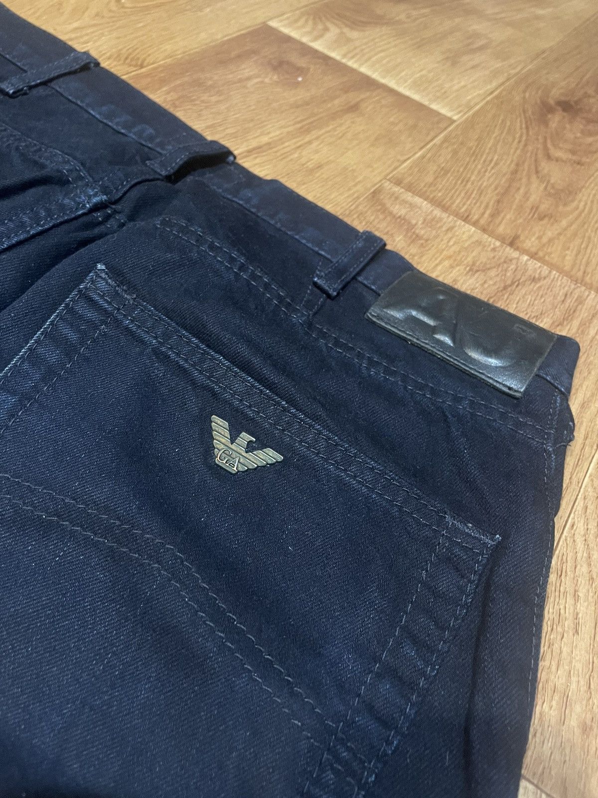 Armani Armani Black Jeans Size US 32 / EU 48 - 3 Thumbnail