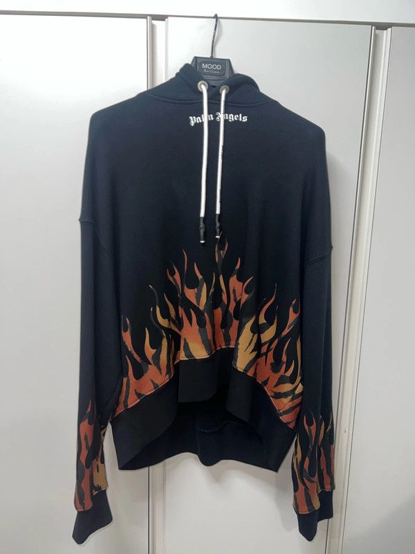 Palm Angels PALM ANGELS TIGER FLAMES HOODIE Size US L / EU 52-54 / 3 - 3 Thumbnail