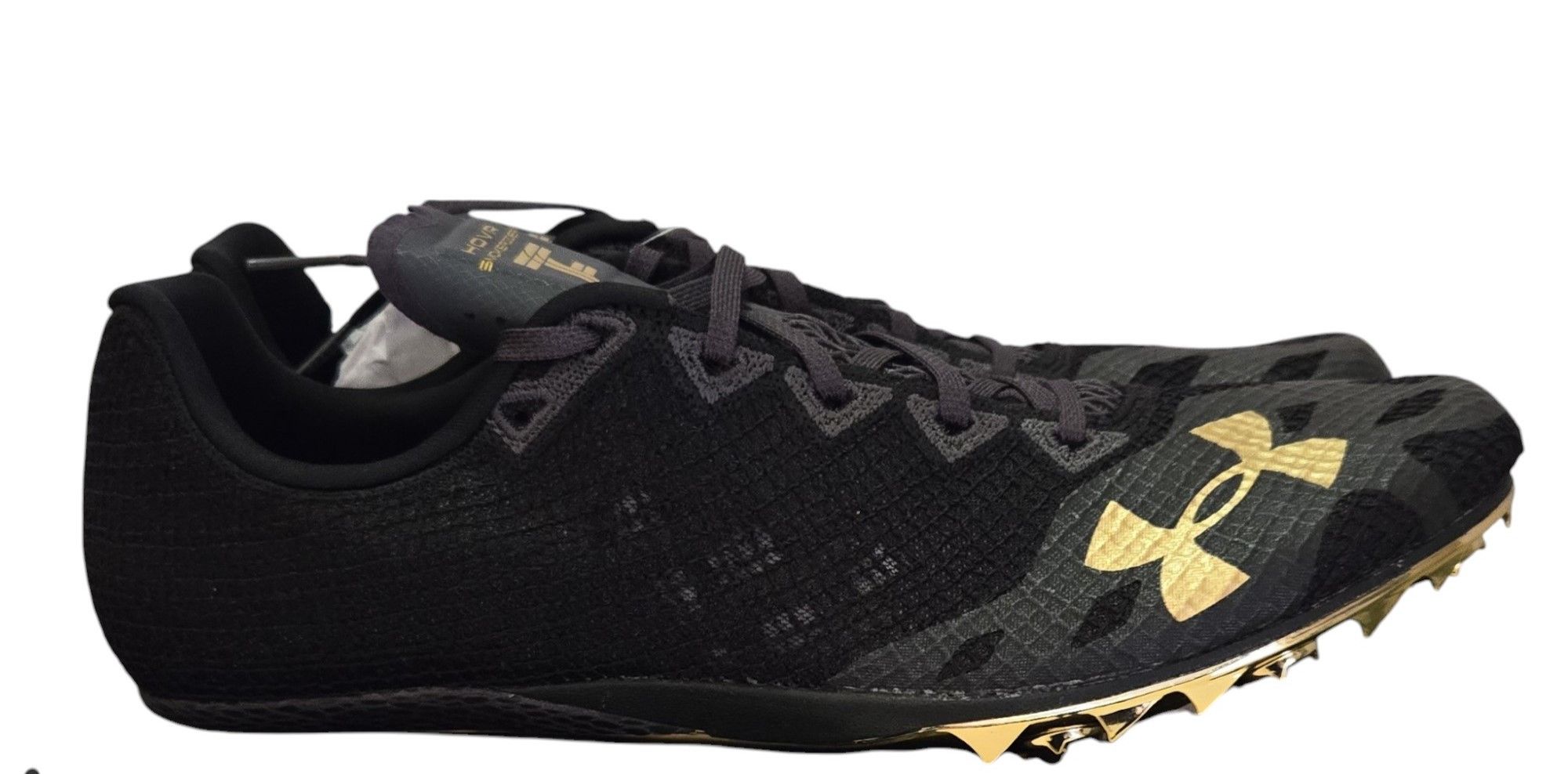 Under Armour Men's Sz.13 Under Armour HOVR Smokerider Black Sprint Spikes Size US 13 / EU 46 - 3 Thumbnail