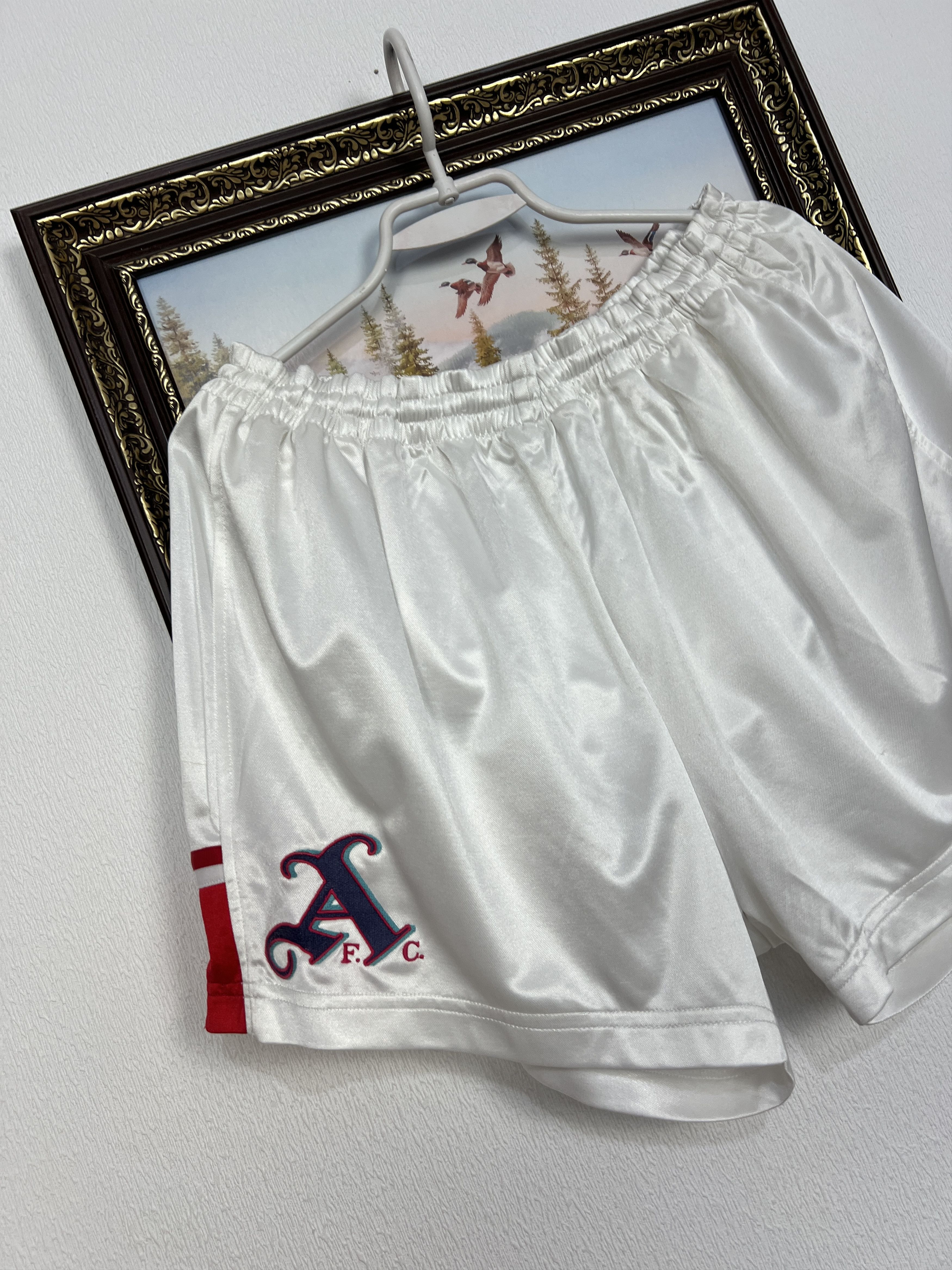 Nike Vintage 90's Arsenal Football Shorts Soccer Gunners Rare Size US 36 / EU 52 - 3 Thumbnail