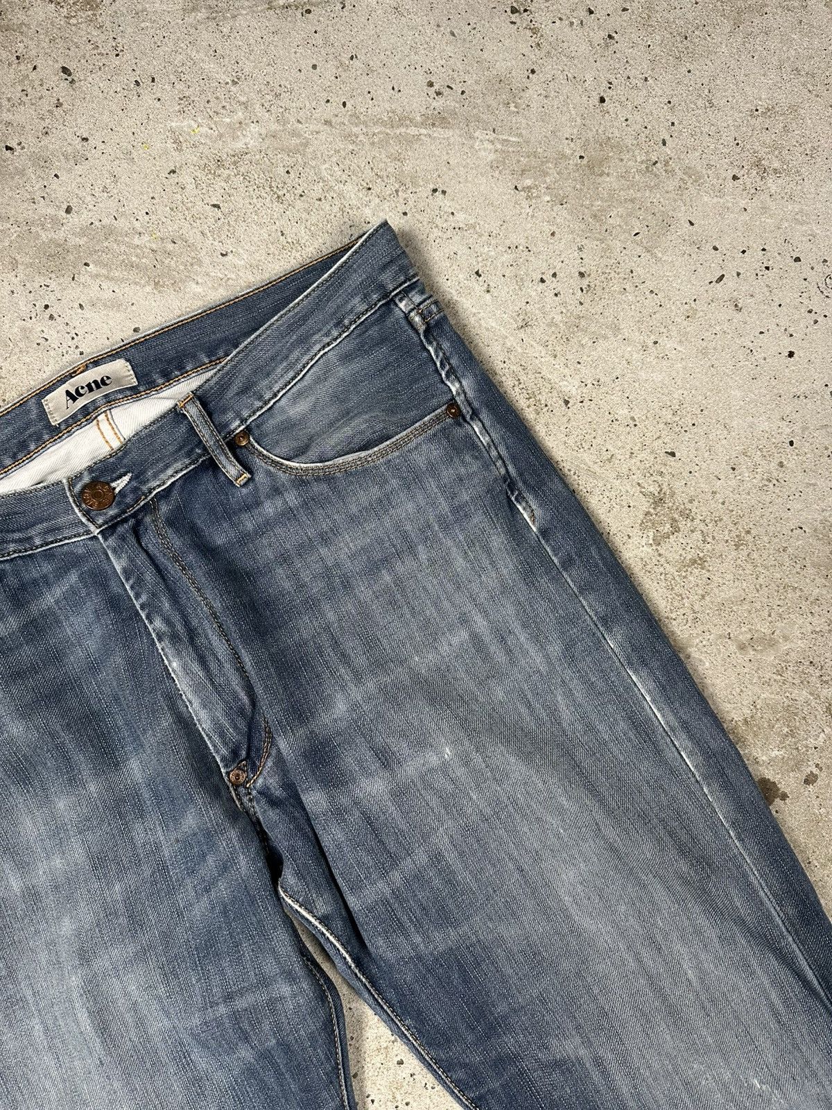 Acne Studios × Vintage Vintage Acne Studios Mod New Shaved Distressed Denim Jeans Size US 34 / EU 50 - 7 Thumbnail