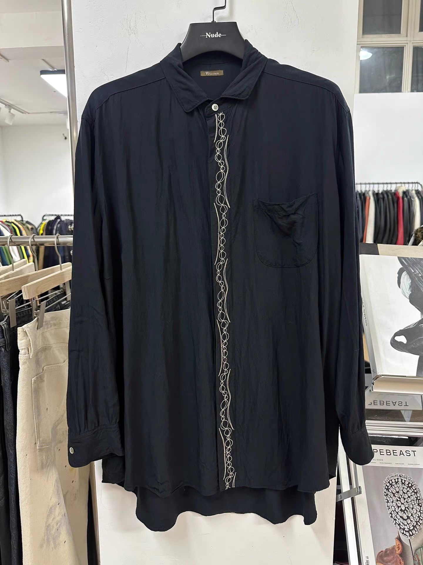 Yohji Yamamoto yohji yamamoto y's for men Embroidered Shirt K20 Size US XXL / EU 58 / 5 - 1 Thumbnail