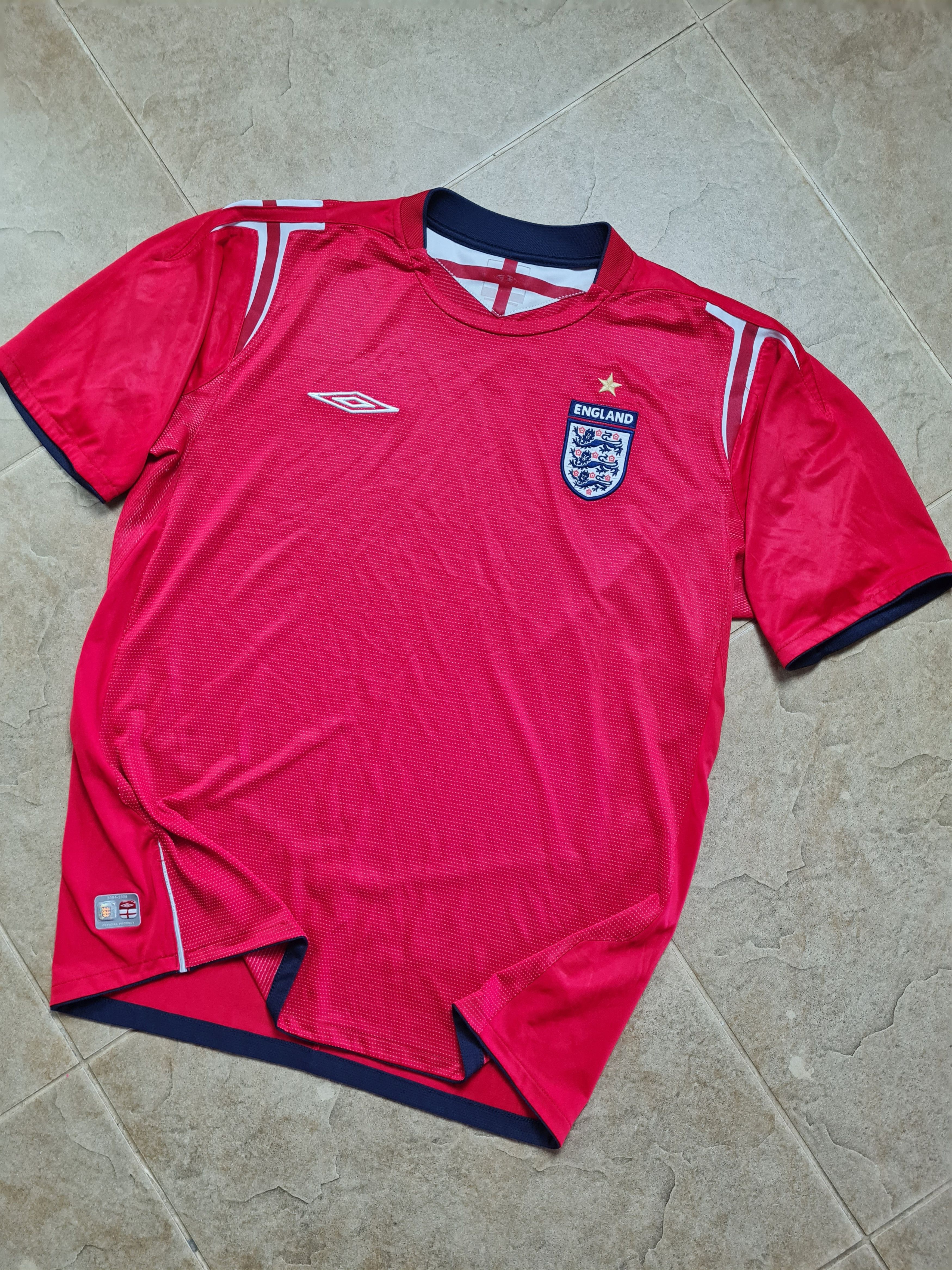 Umbro Soccer Shirt England Umbro 2004/05 Away Football Jersey Kit Size US L / EU 52-54 / 3 - 5 Thumbnail