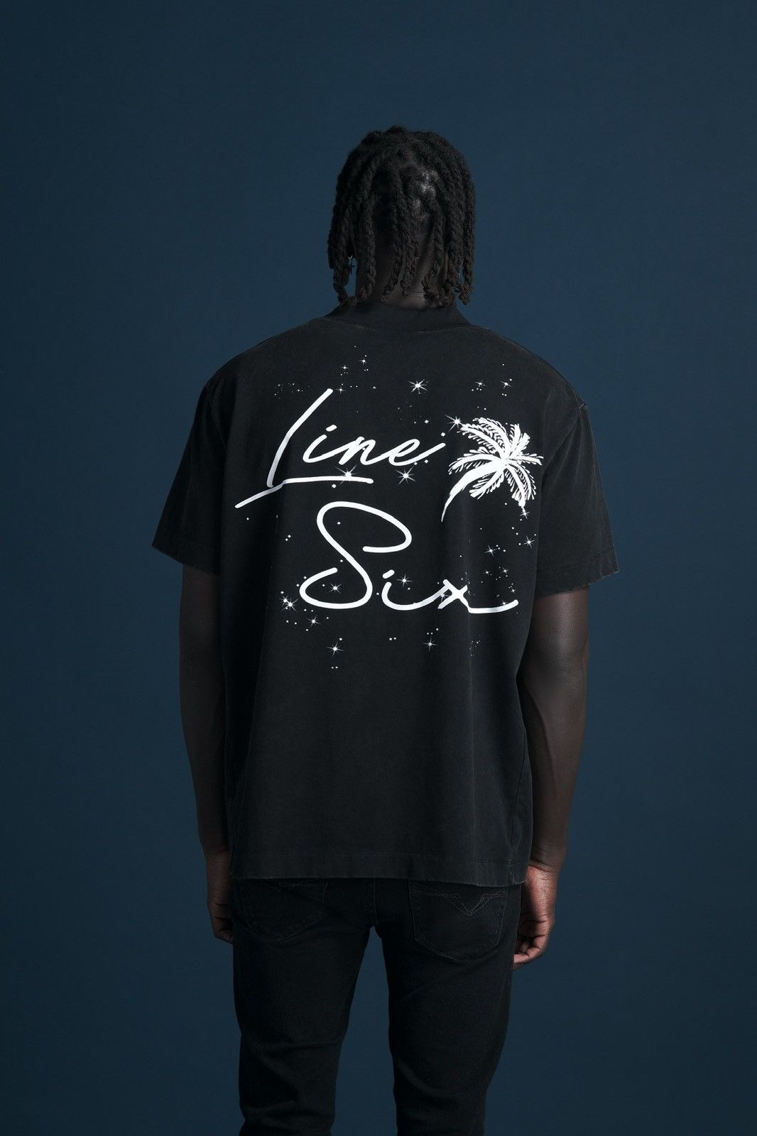 Other Linesix Clothing Stone Washed Palm Space T-Shirt Size US L / EU 52-54 / 3 - 2 Thumbnail