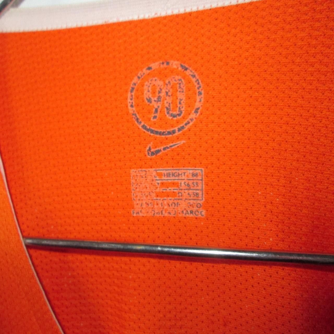 Nike Netherlands 2004 2005 Home Shirt Jersey (10) V NISTELROOY Size US XL / EU 56 / 4 - 3 Thumbnail