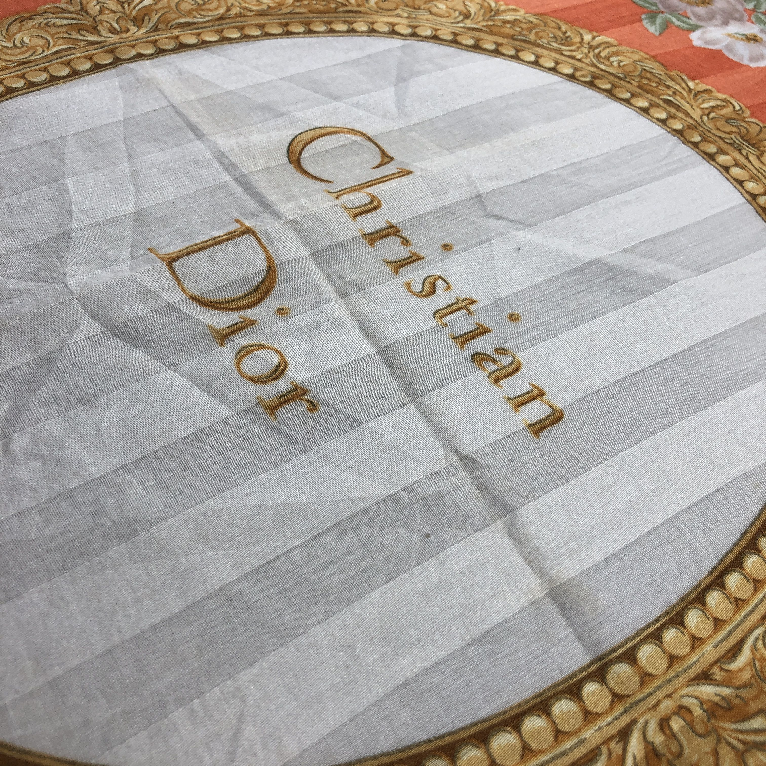 Christian Dior Monsieur Christian Dior Handkerchief Neckerchief Bandana H2908 Size ONE SIZE - 8 Thumbnail