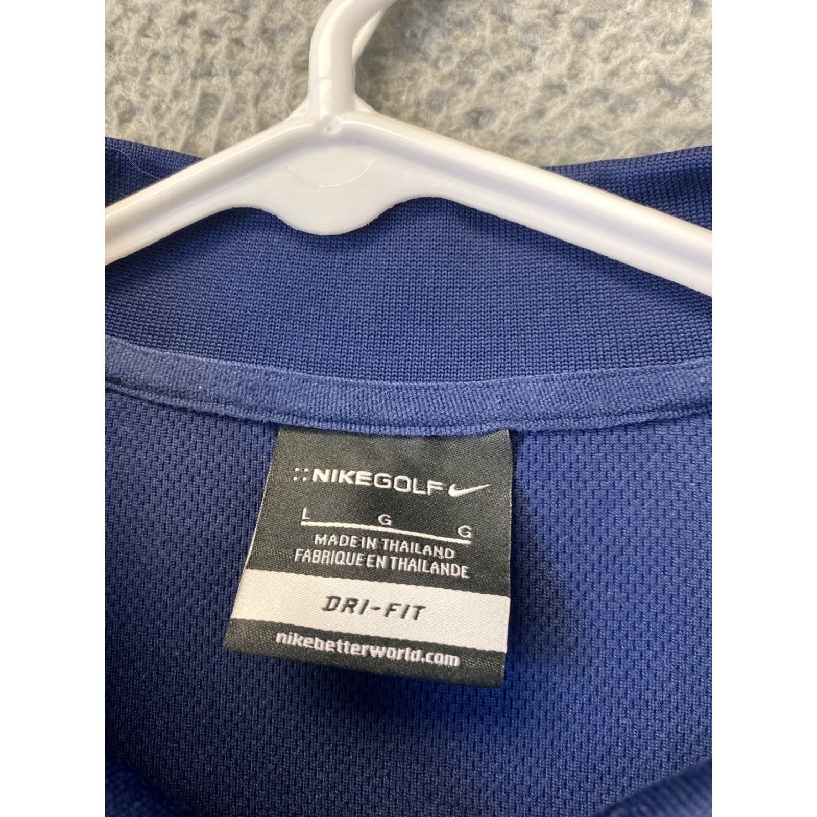 Nike Nike Golf Polo Shirt Mens L Navy Swoosh Drifit Casual Outdoor /40-72 Size US L / EU 52-54 / 3 - 5 Thumbnail