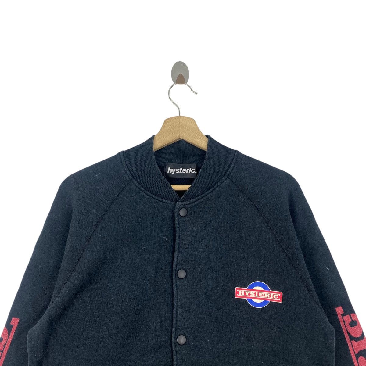 Hysteric Glamour Vintage HYSTERIC GLAMOUR Punk Brand Print Black Button Up Size US M / EU 48-50 / 2 - 2 Thumbnail