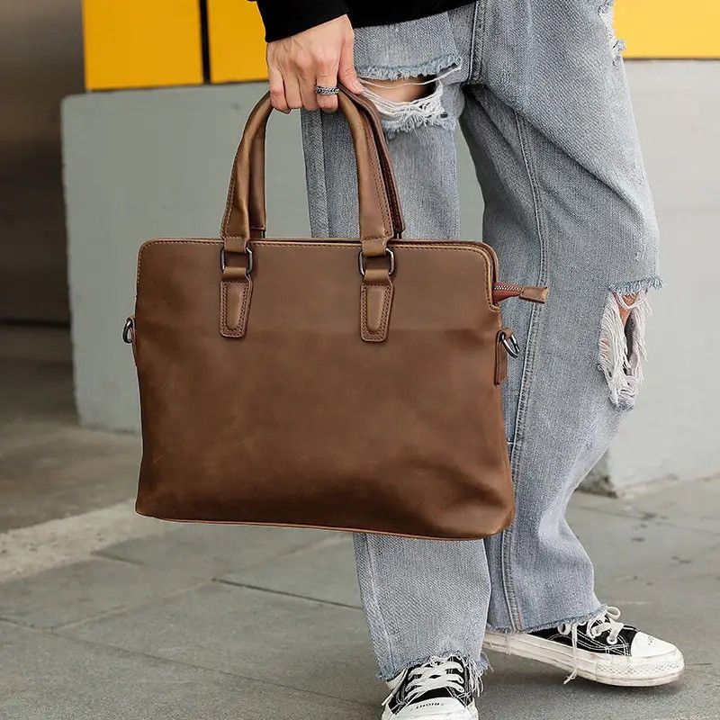 Japanese Brand × Leather Soft Leather Briefcases Size ONE SIZE - 1 Thumbnail
