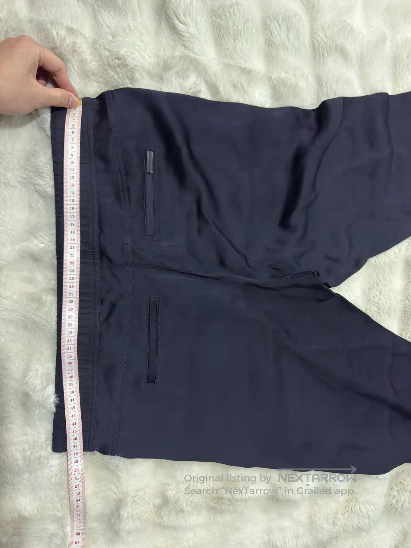 Saint Laurent Paris Saint Laurent YSL Navy Casual Trousers. Size US 34 / EU 50 - 6 Thumbnail