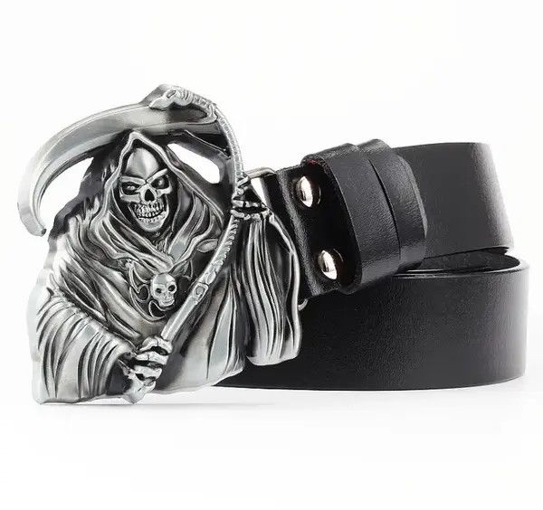 Leather Miyauchi x Kita Death Angle Buckle Pu Leather Belt Size ONE SIZE - 6 Thumbnail