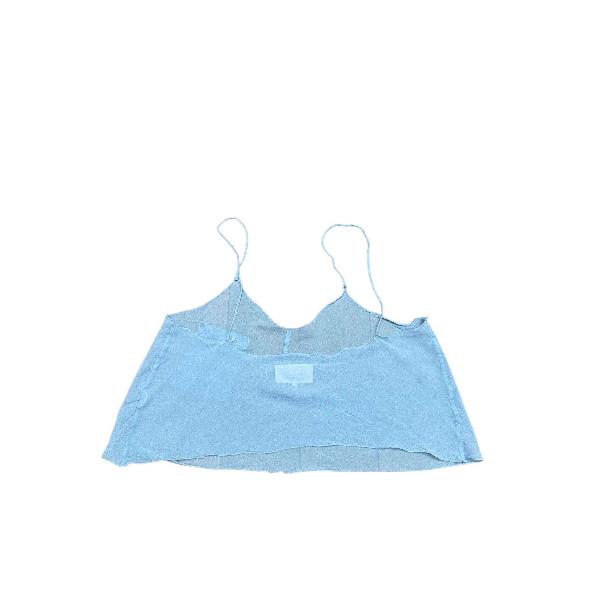 Maison Margiela Blue viscose Top Size S / US 4 / IT 40 - 4 Thumbnail