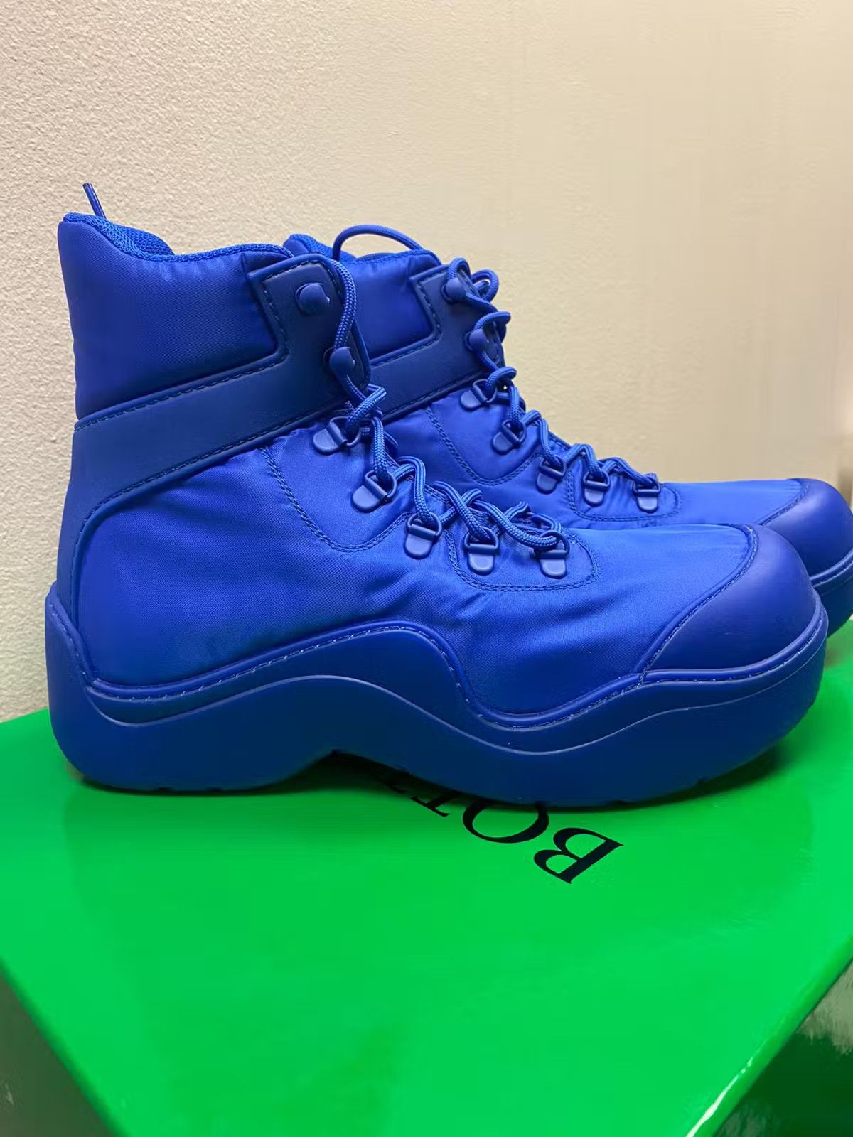 Bottega Veneta Q / Puddle Bomber Ankle Boots in Cobalt Size US 10 / EU 43 - 5 Thumbnail