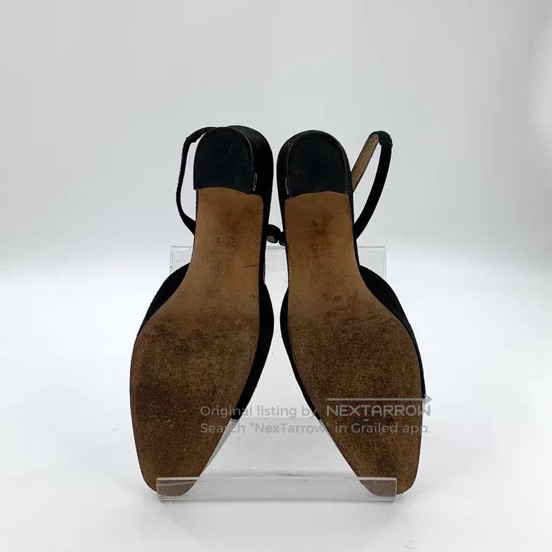 Chanel Chanel Colour-matched thick-heeled high-heeled sandals Size US 7 / IT 37 - 5 Thumbnail