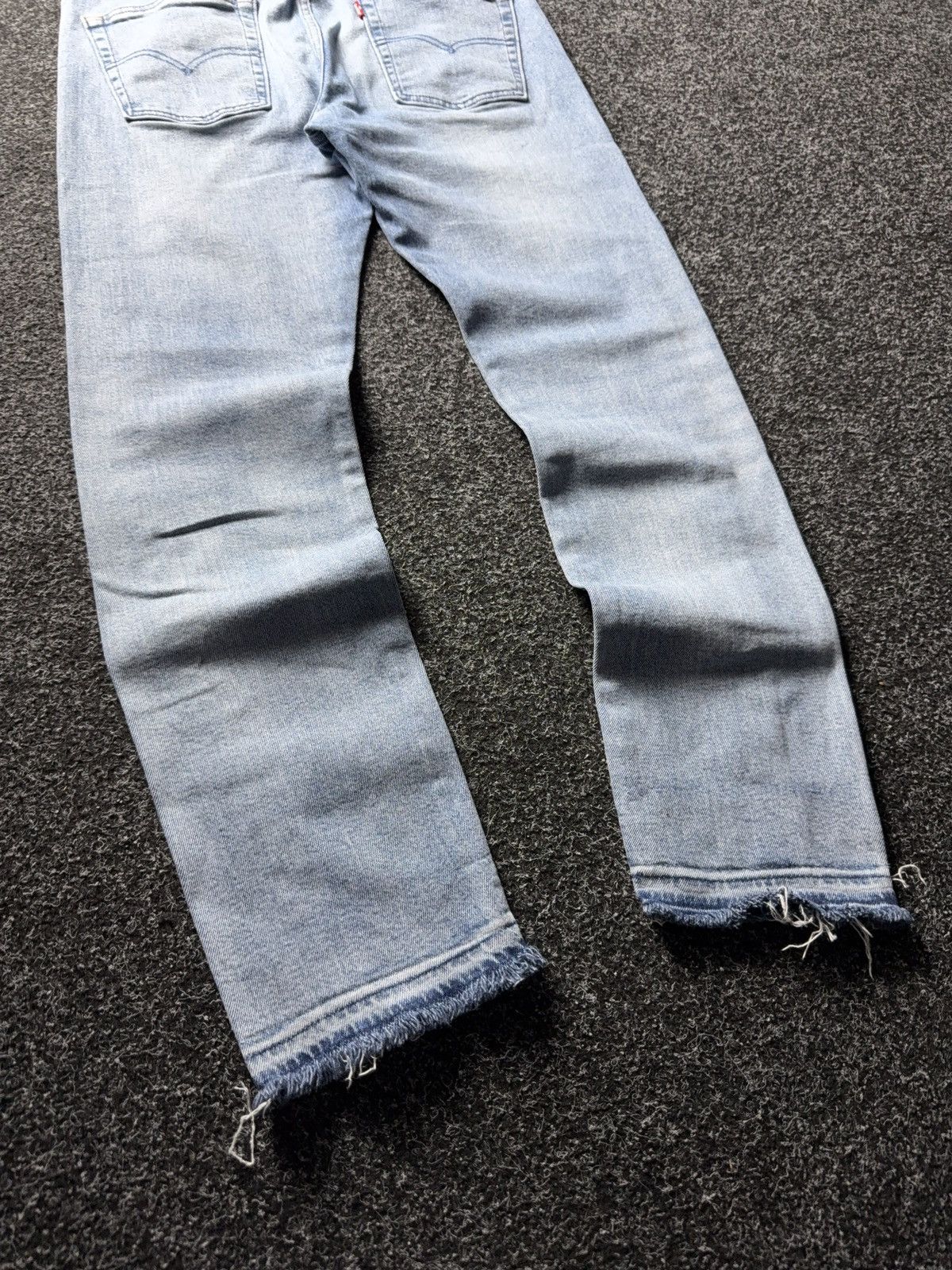 Levi's 00s Y2K Levi’s Altered 510 Skinny Jeans Light Wash Raw Hem Size US 34 / EU 50 - 17 Thumbnail