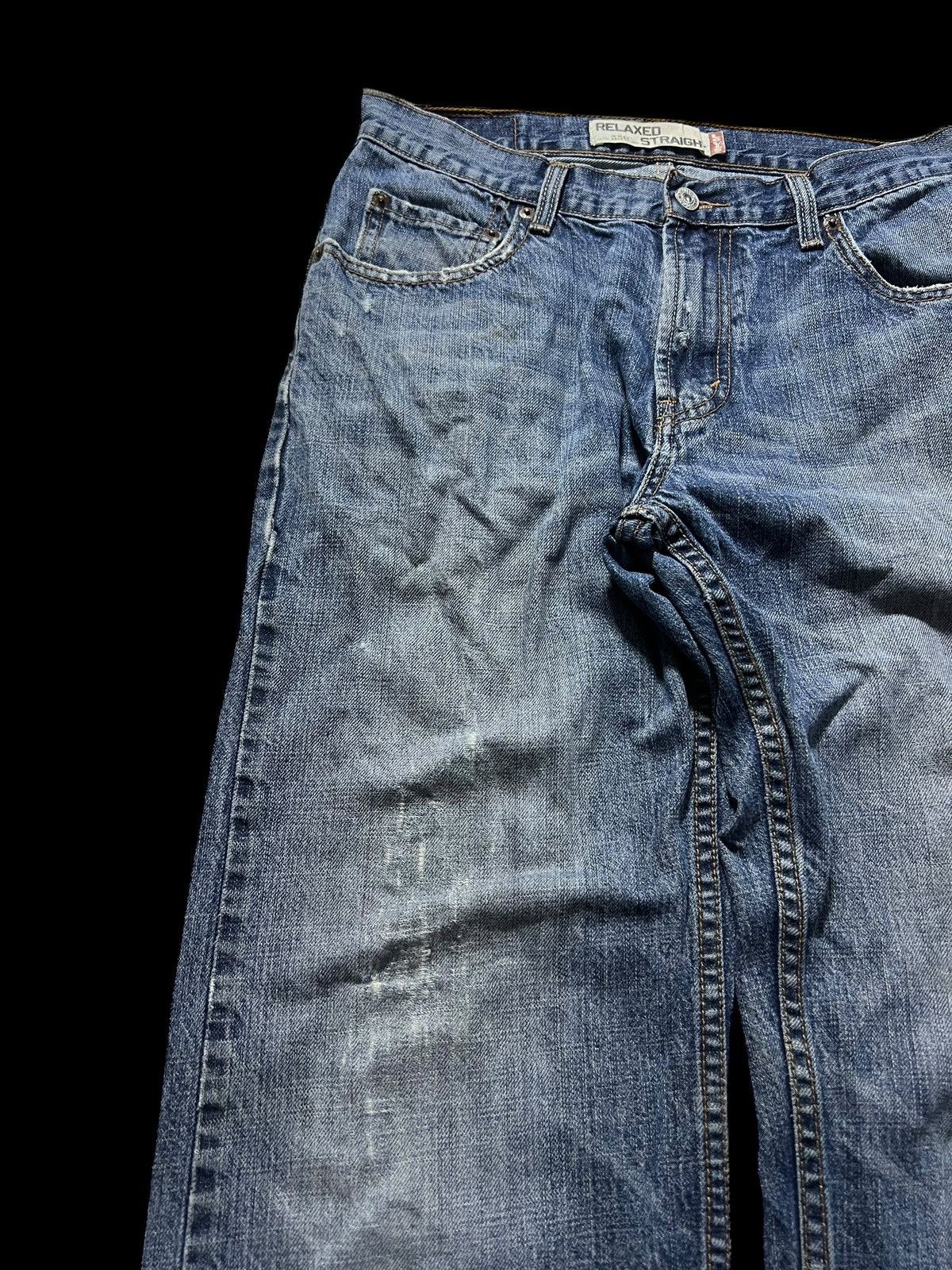 Levi's × Levi's Vintage Clothing 💥Baggy💥Vintage Levis 559 Distress Washed Jeans Size US 30 / EU 46 - 4 Thumbnail