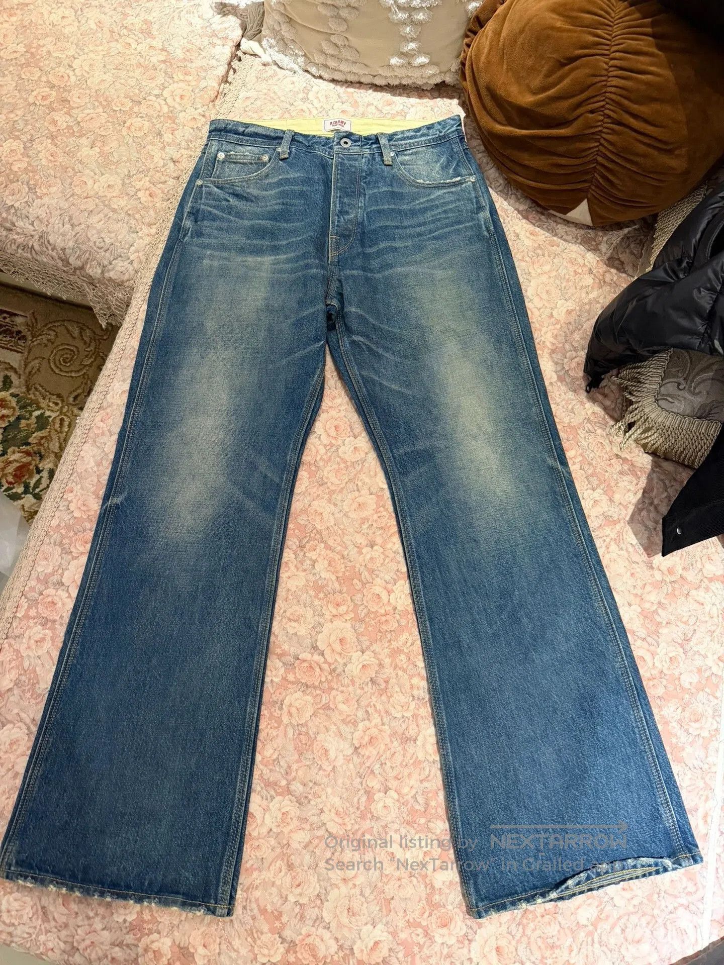 Japanese Brand R.DIARY Cat Whiskers Bootcut Jeans. Size 28" / US 6 / IT 42 - 1 Thumbnail