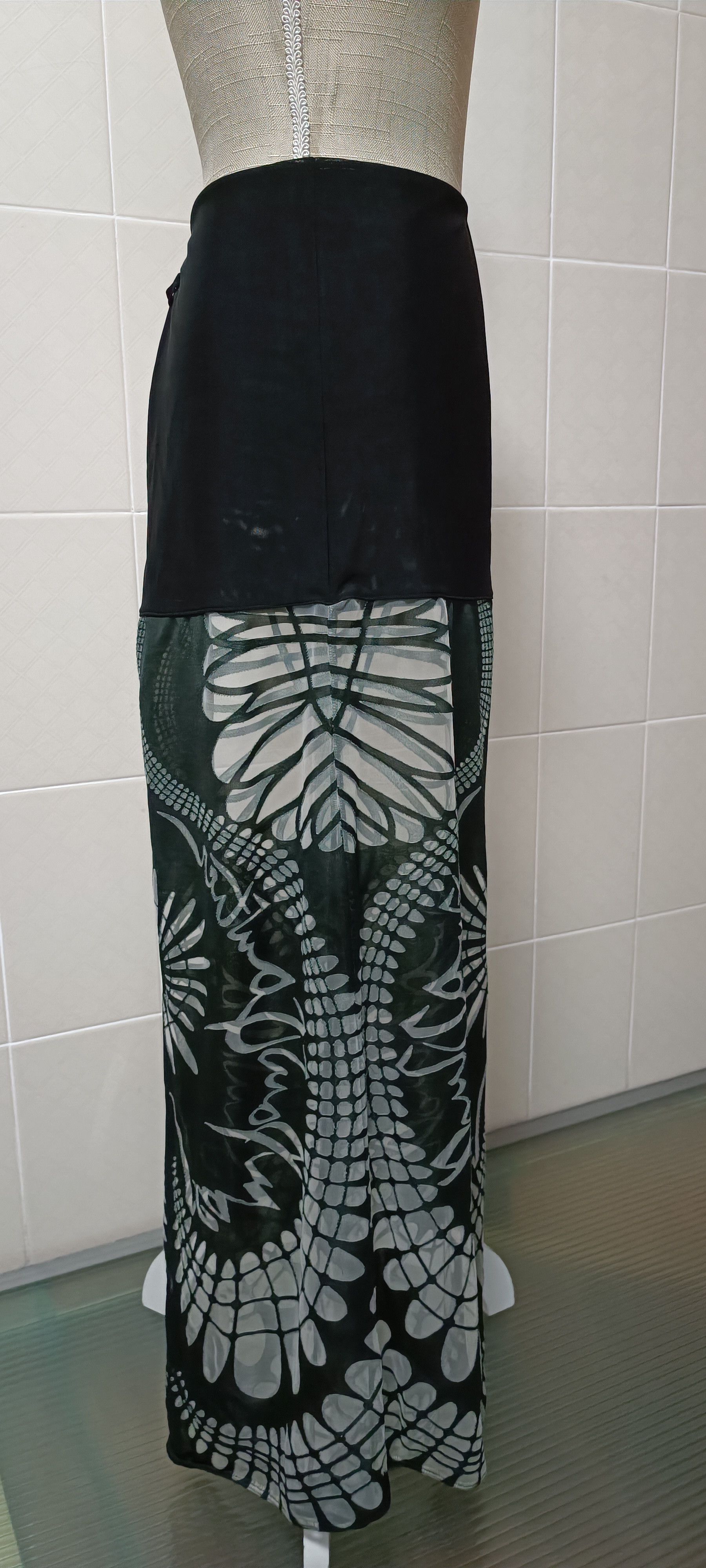 Jean Paul Gaultier Maxi skirt - Gothic style Size 27" / US 4 / IT 40 - 2 Thumbnail