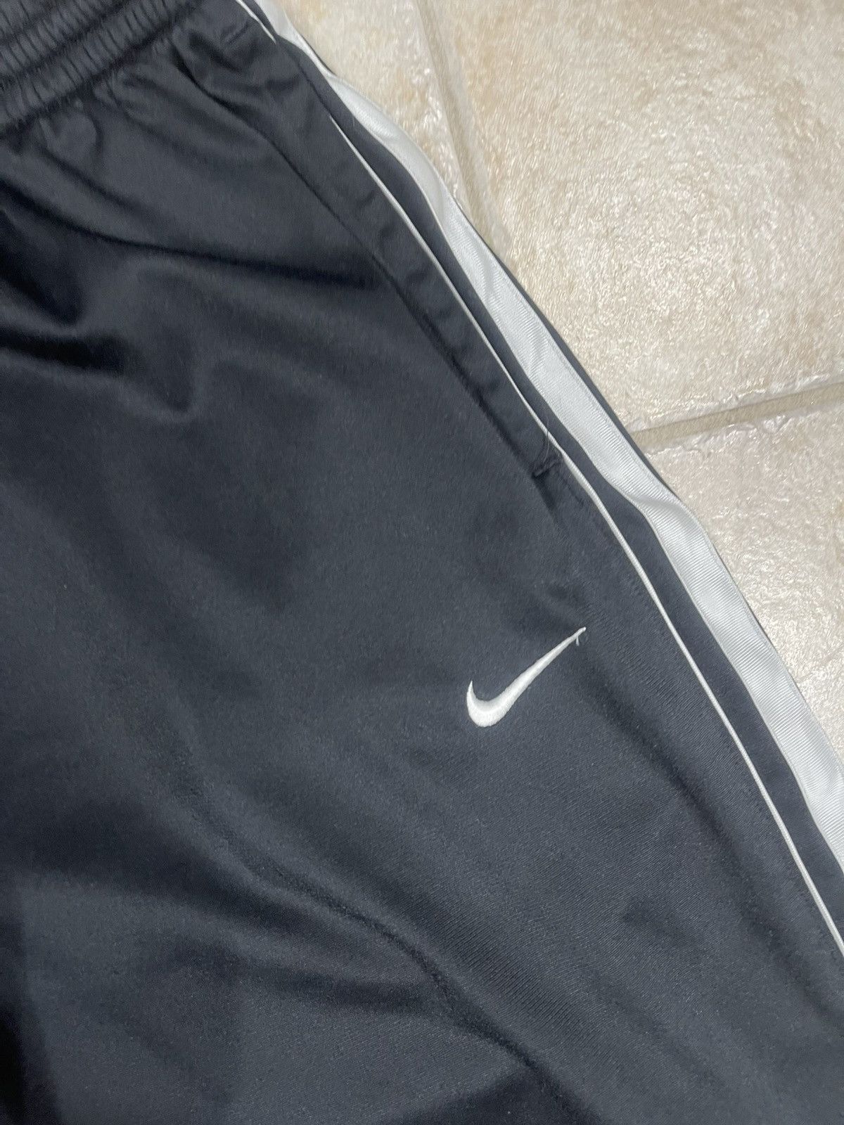 Nike Vintage Y2K Nike Basketball Track Pants Black White Stripe Size US 36 / EU 52 - 2 Thumbnail