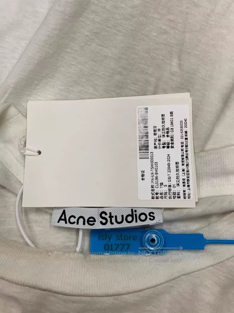 Acne Studios Acne Studios 1996 series emblem loose retro spray-painted Size US S / EU 44-46 / 1 - 5 Thumbnail
