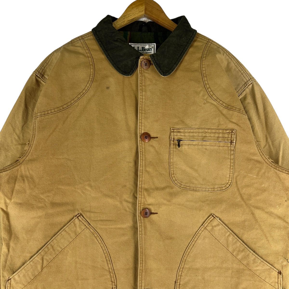 L.L. Bean 💥 VINTAGE LL BEAN HUNTING SAFARI JACKET Size US S / EU 44-46 / 1 - 6 Thumbnail