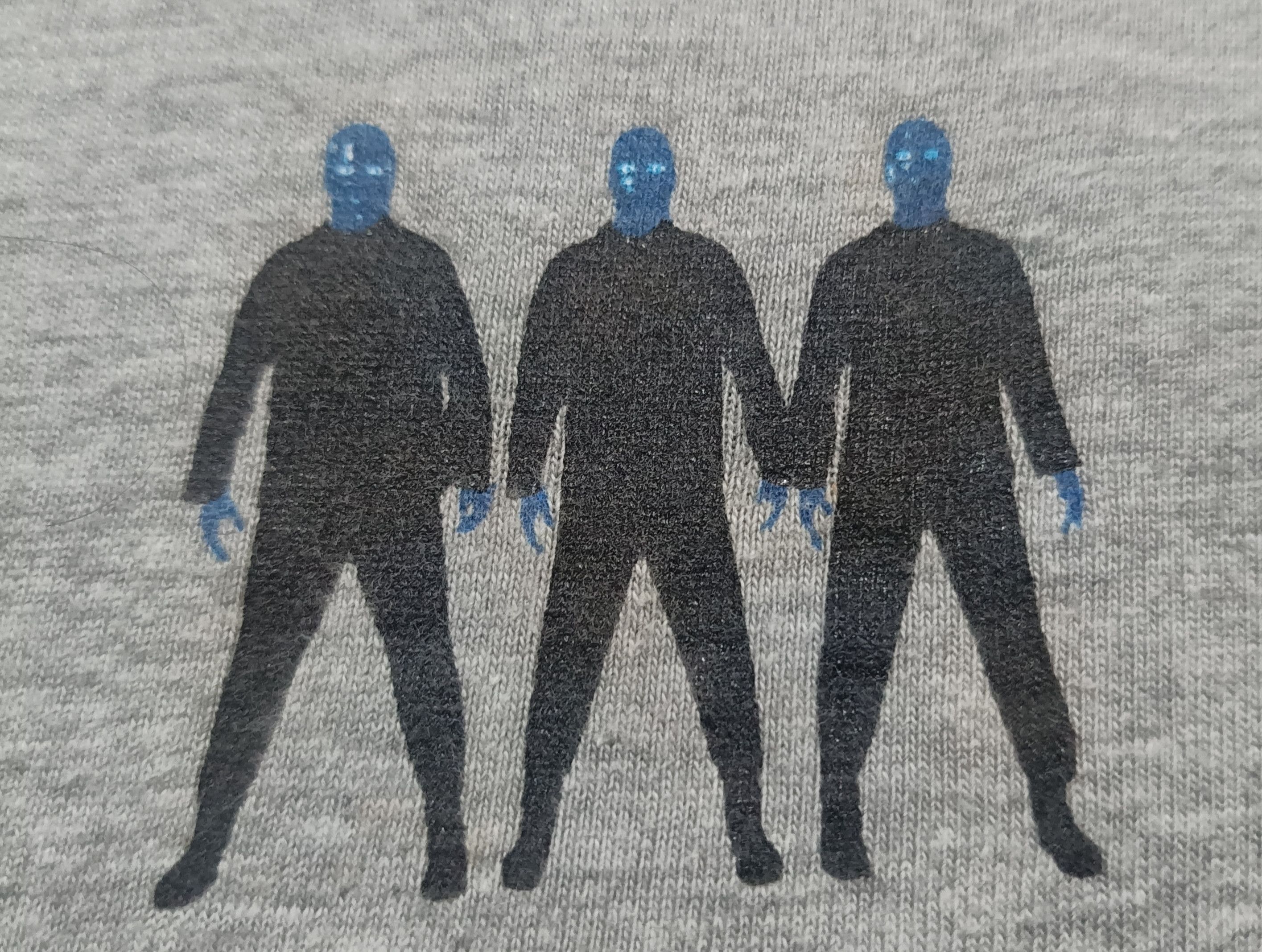 Band Tees × Vintage 🔥🔥 Rare Vintage 90s Band Blue Man Group Tee Size US M / EU 48-50 / 2 - 3 Thumbnail