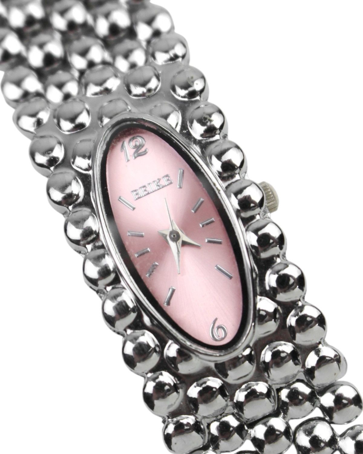 Hysteric Glamour 2000S BEIKE JAPAN PINK OVAL SILVER-TONE BRACELET WATCH Size ONE SIZE - 4 Thumbnail