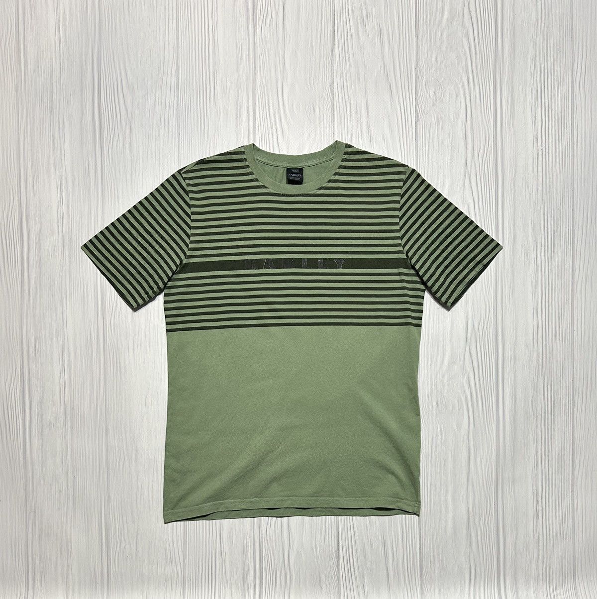 Oakley Y2K Oakley Custom Fit Striped T-Shirt Size US S / EU 44-46 / 1 - 1 Thumbnail