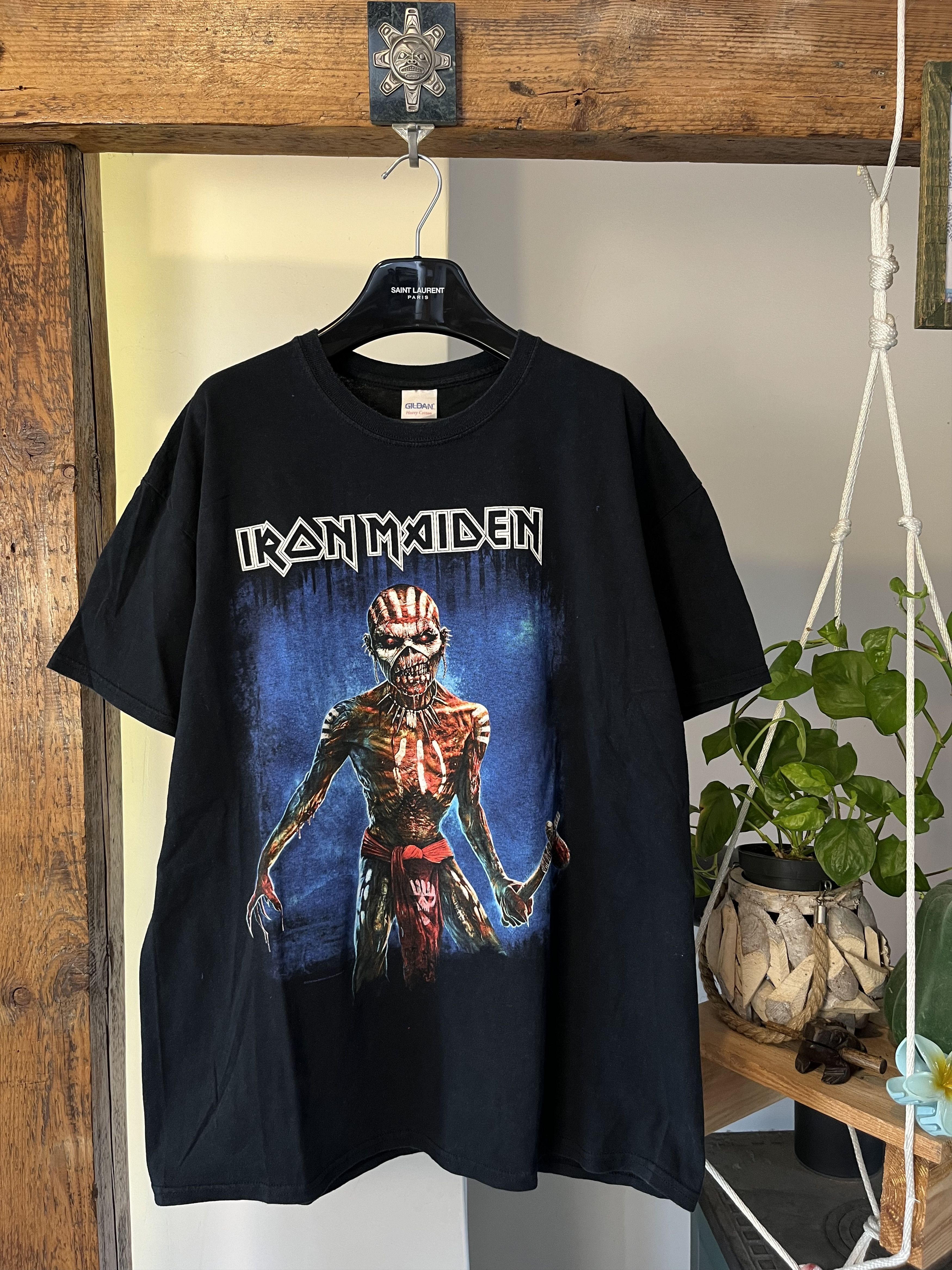 Band Tees × Iron Maiden Iron Maiden Aztec World Tour 2016 Tee Size US XL / EU 56 / 4 - 1 Thumbnail