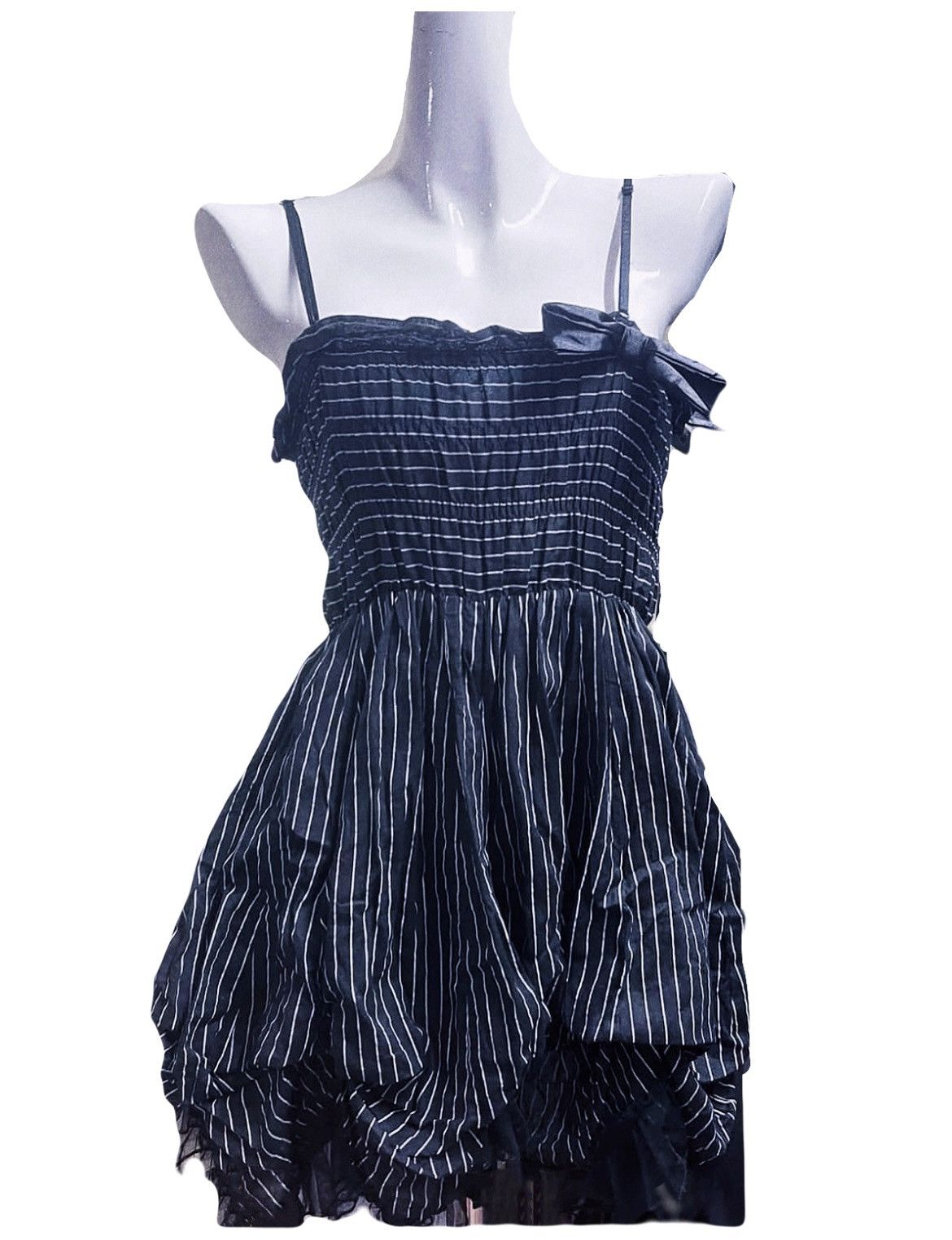 Japanese Brand Dark coquette babydoll mini dress 🎀➕ Size ONE SIZE - 2 Thumbnail