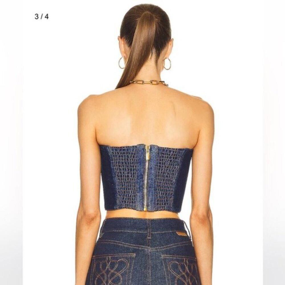 Designer Magda Butrym Bustier Top Size 26" / US 2 / IT 38 - 4 Thumbnail