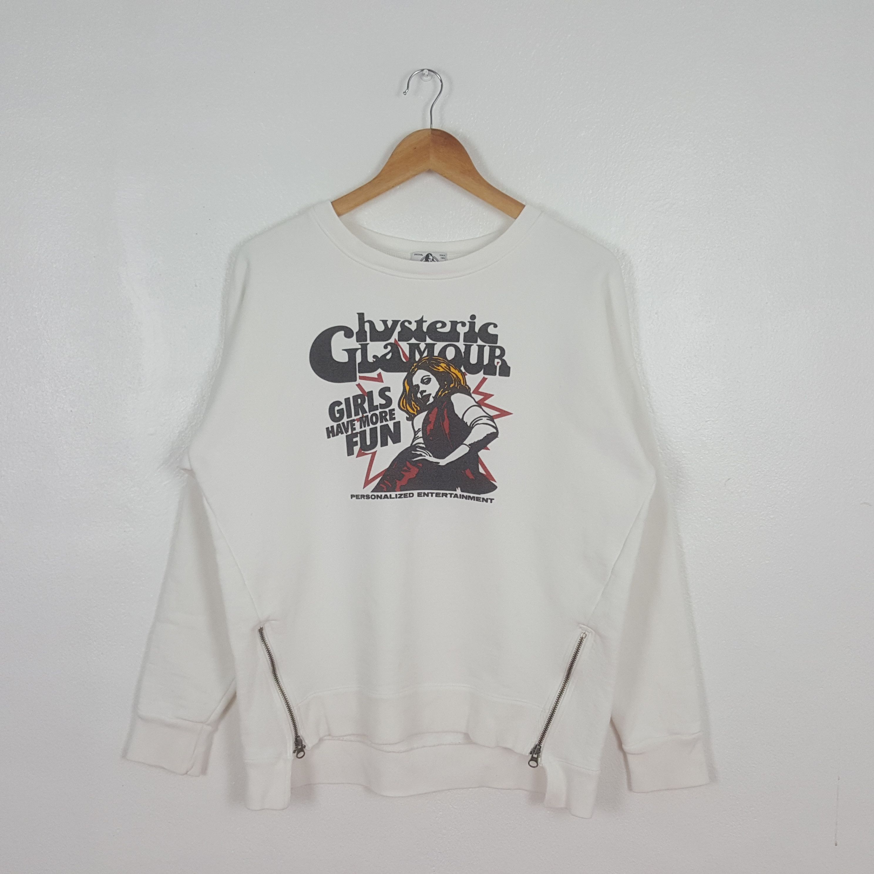 Hysteric Glamour Vintage Hysteric Glamour Japanese Crop Sweatshirt C317N5 Size US M / EU 48-50 / 2 - 1 Thumbnail