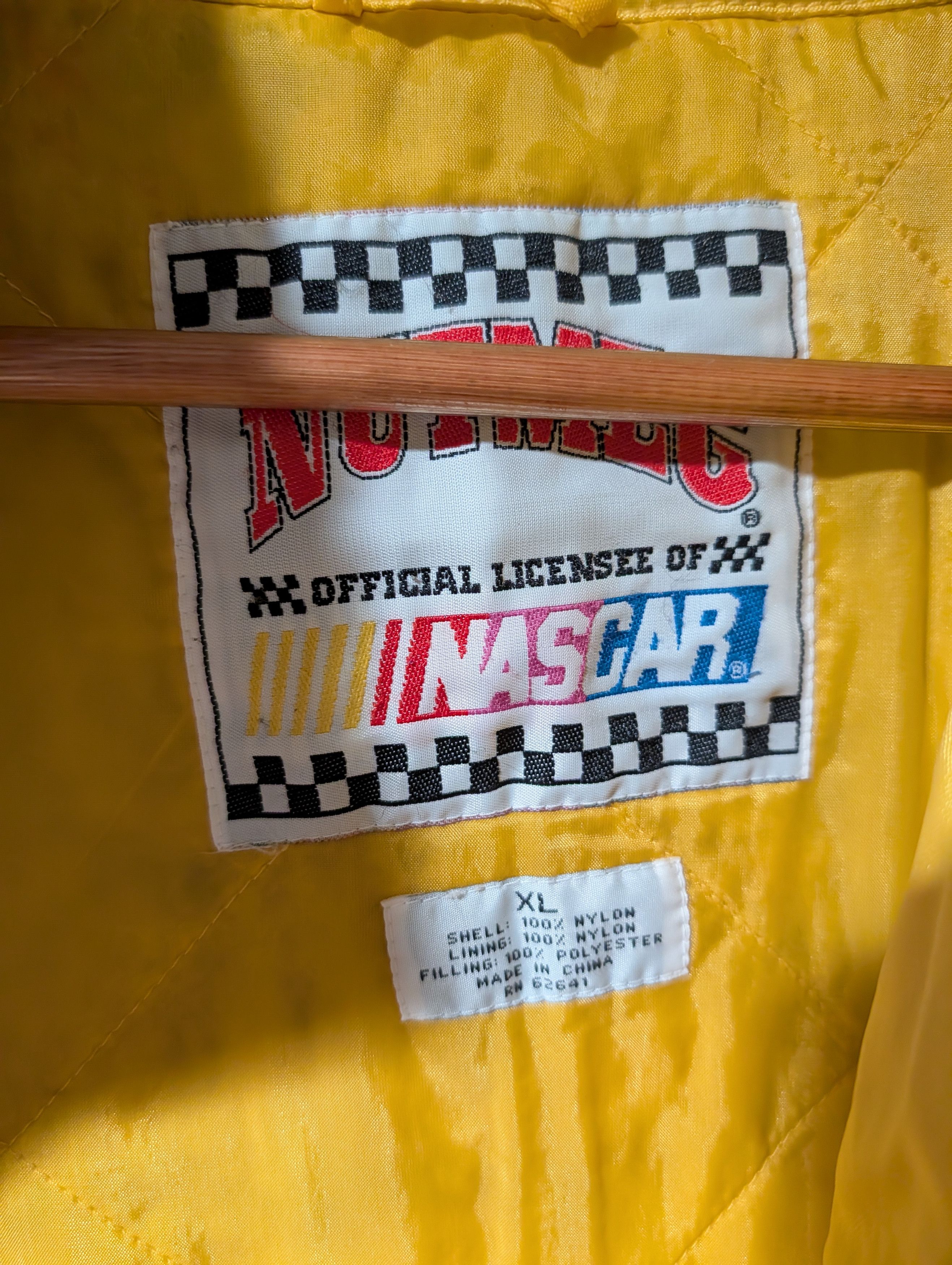 NASCAR Vintage 90s Jeff Gordan Dupont Racing Nascar Nutmeg Jacket Size US XL / EU 56 / 4 - 6 Thumbnail
