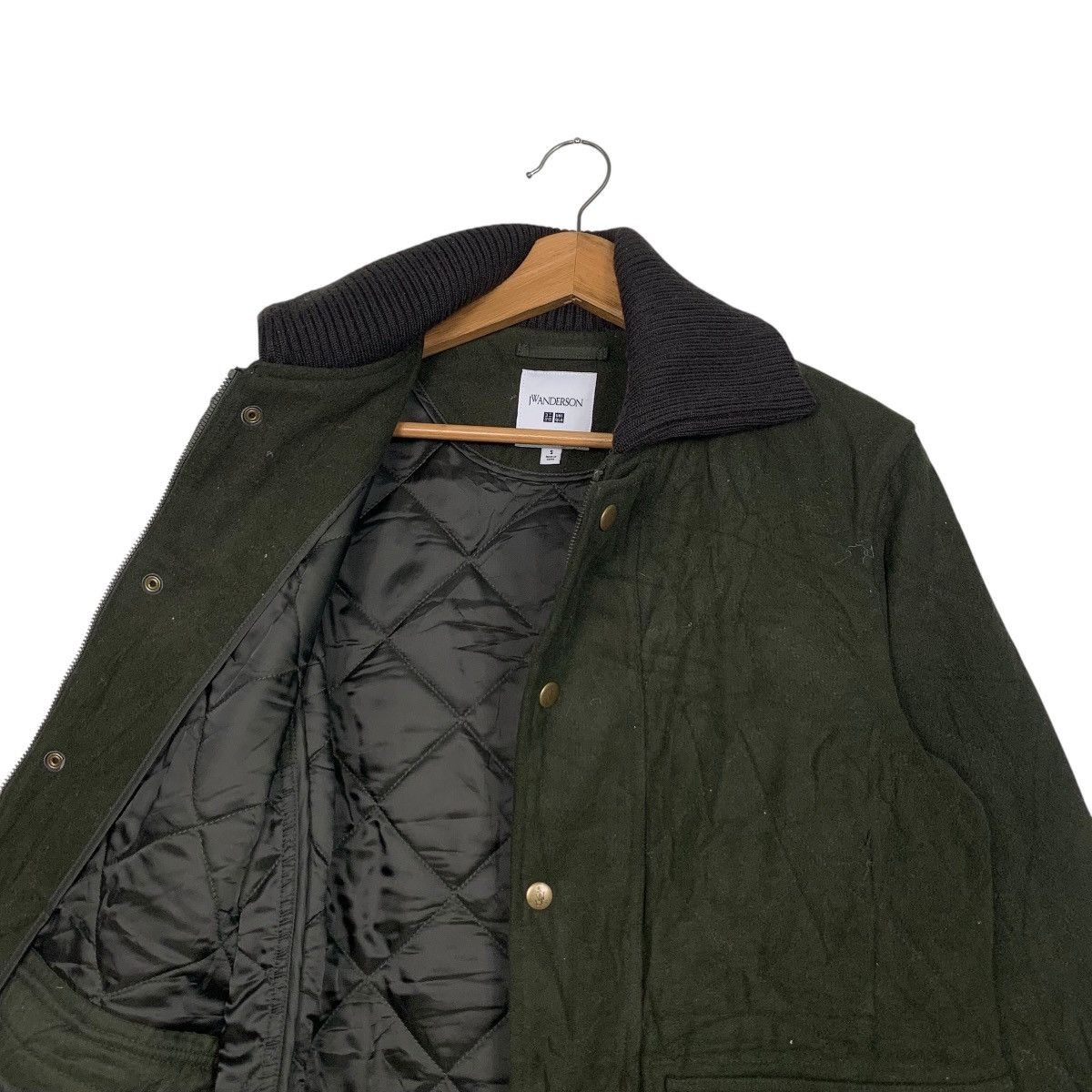JW Anderson × Uniqlo JW ANDERSON Dark Green Wool Rancher Jacket #2744-C124 Size US S / EU 44-46 / 1 - 10 Thumbnail