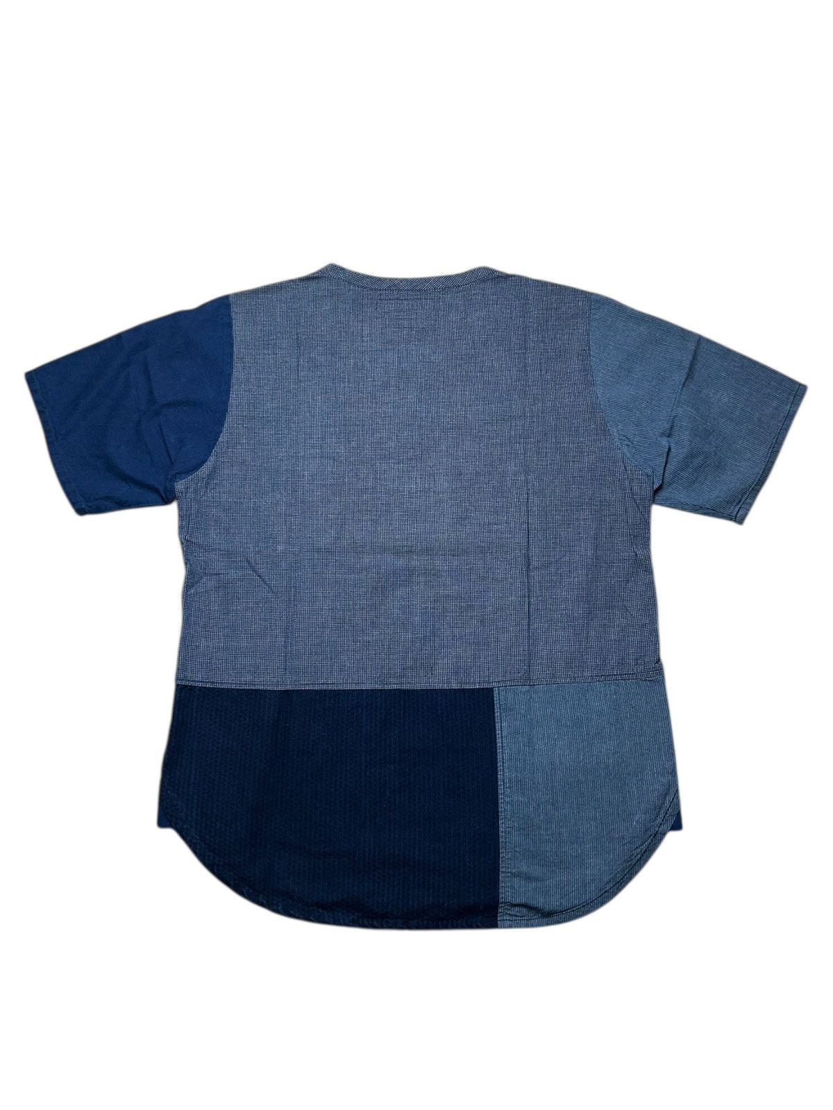 FDMTL FDMTL TOKYO fundamental Pullover Patchwork Shirt Indigo Size US M / EU 48-50 / 2 - 3 Thumbnail