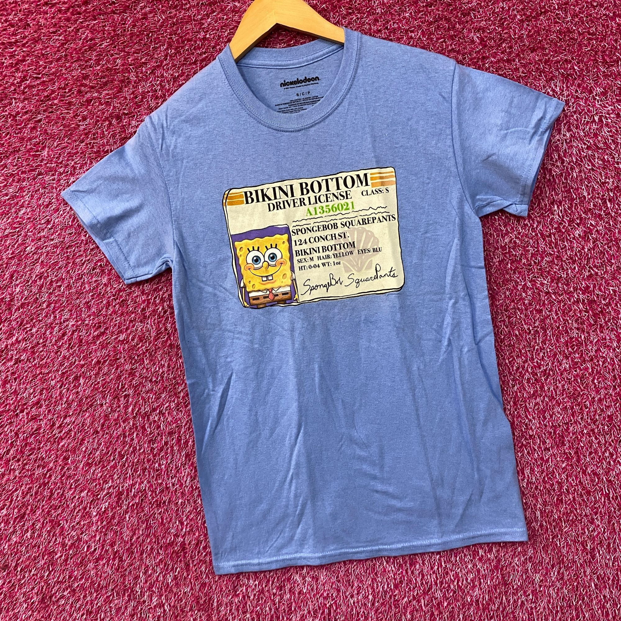 Nickelodeon Nickelodeon Spongebob Bikini Bottom Driver License T-shirt S Size US S / EU 44-46 / 1 - 3 Thumbnail