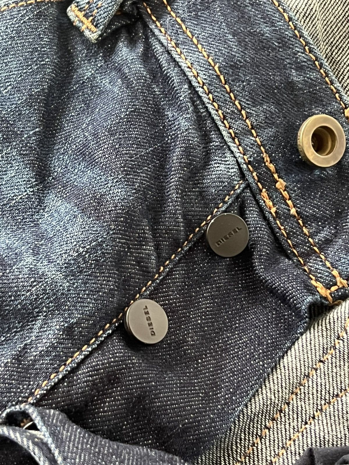 Diesel ‼️Vintage Diesel Industry Distressed Denim Selvage Jeans‼️ Size US 33 - 13 Thumbnail