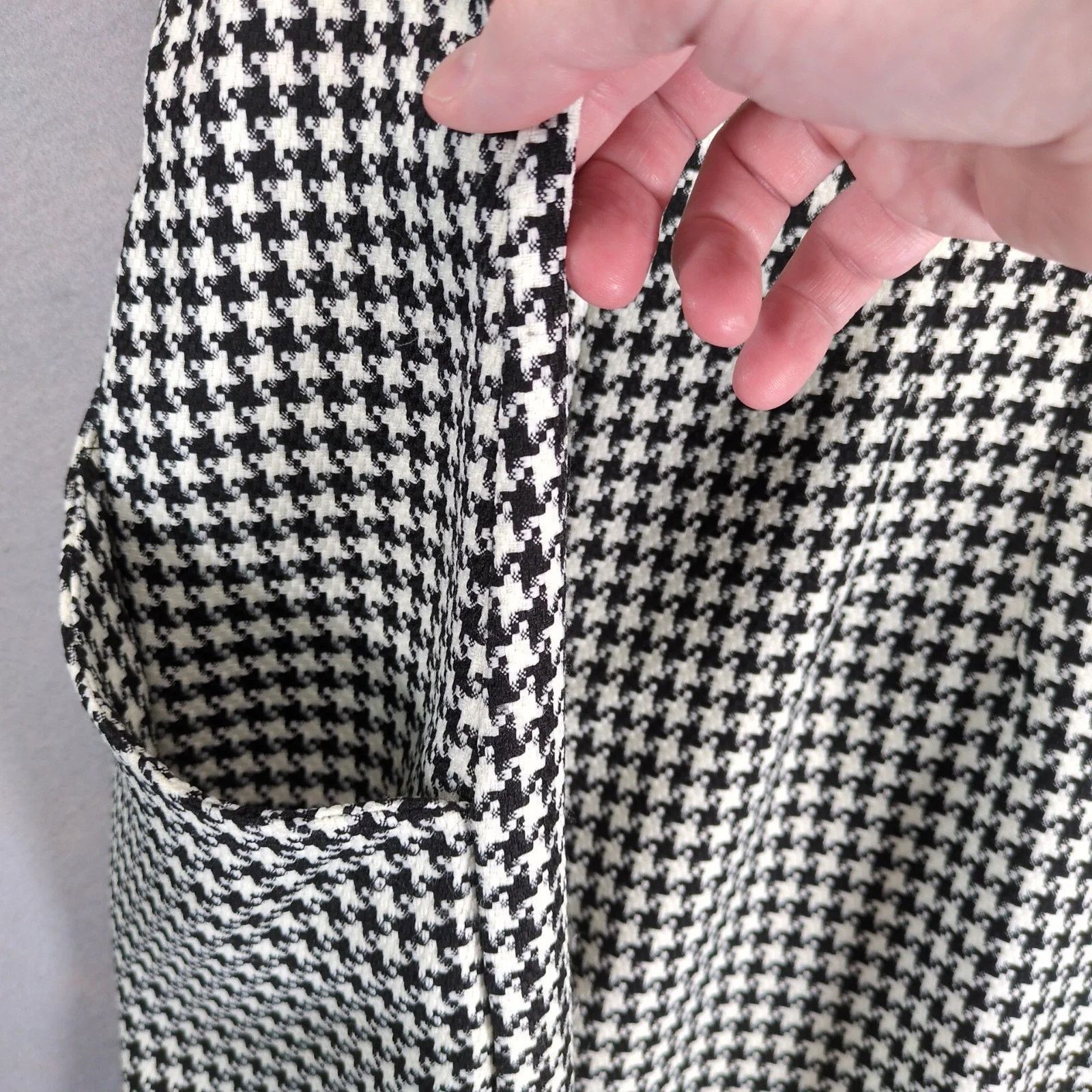 Other Shelby & Palmer Black White Houndstooth Shift Dress Sz 14 Size XL / US 12-14 / IT 48-50 - 5 Thumbnail