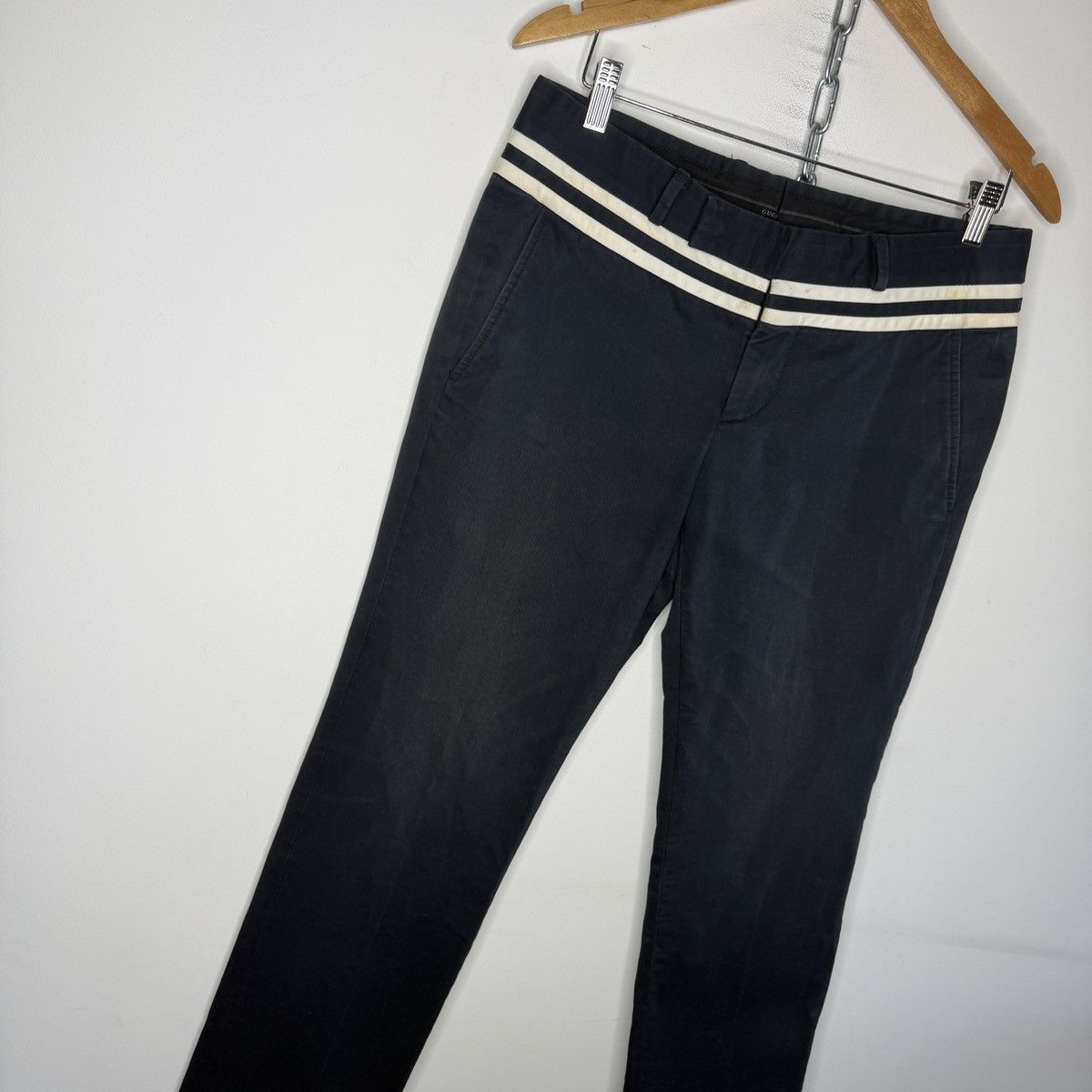 Gucci Gucci Casual Pants Cotton Navy Trousers Size US 32 / EU 48 - 3 Thumbnail