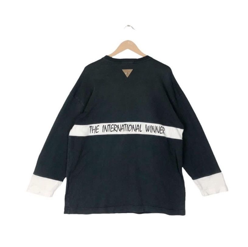 Kansai Yamamoto × Vintage Vintage 90s Kansai Sport Spell Out Logo Long Sleeve Size US XL / EU 56 / 4 - 2 Thumbnail