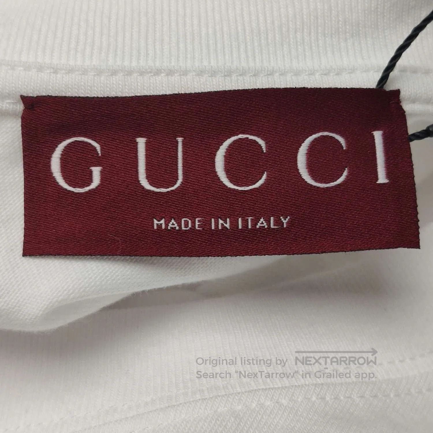 Gucci Gucci M Size Cotton Logo Crew Neck T. Size US M / EU 48-50 / 2 - 2 Thumbnail