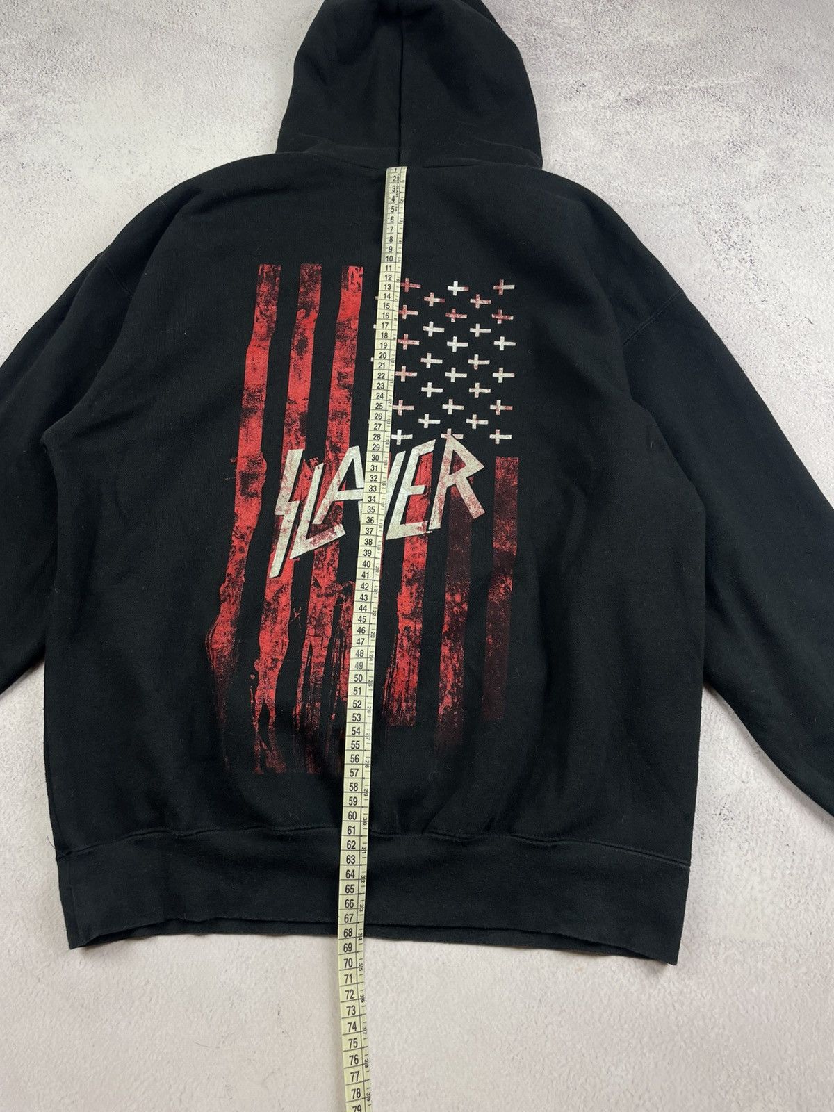 Slayer Vintage Slayer Hoodie Black L Front & Back Print Metal Band Size US L / EU 52-54 / 3 - 13 Thumbnail
