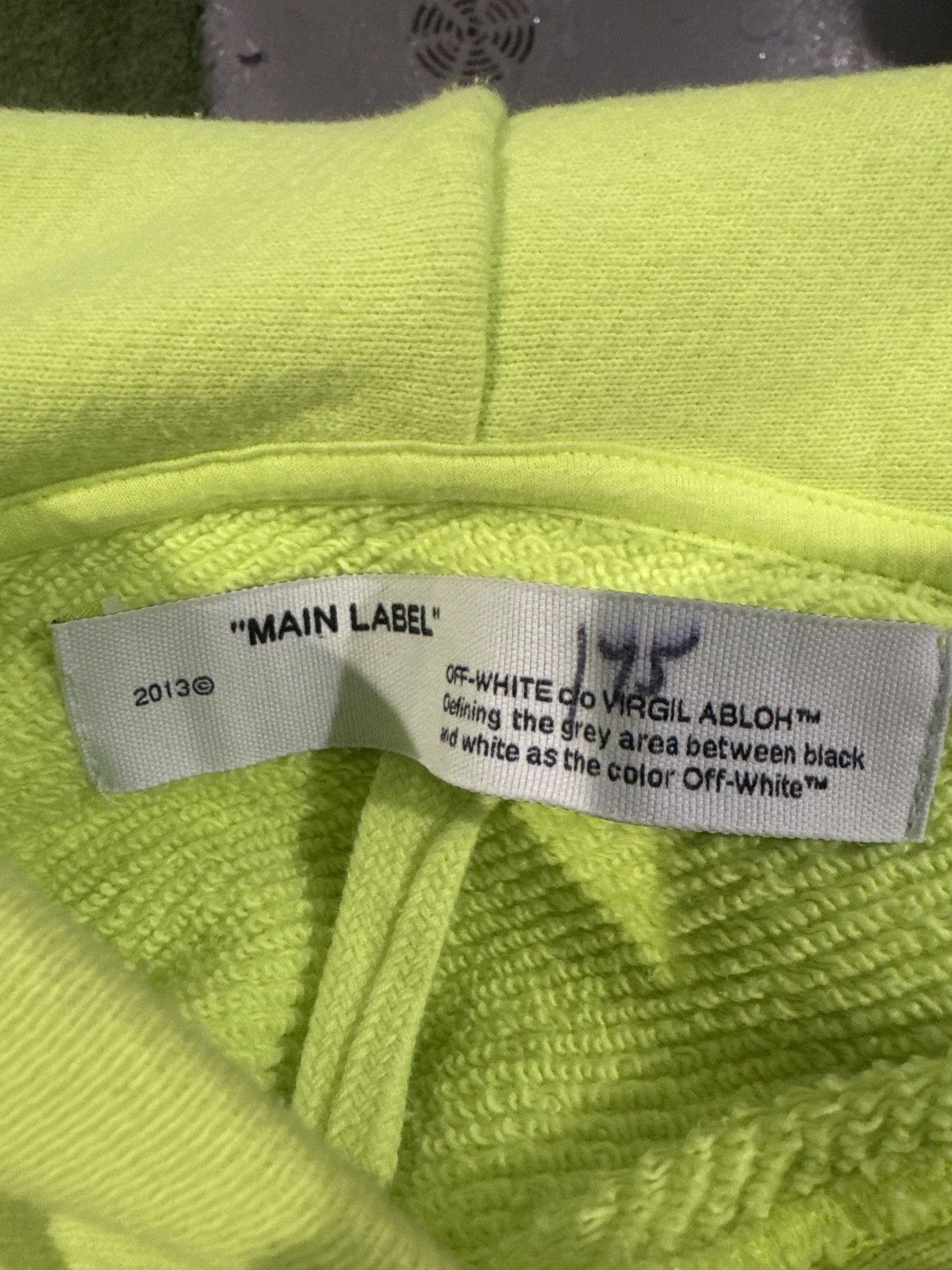 Off-White Off White Basic Logo Hoodie Green Size US L / EU 52-54 / 3 - 3 Thumbnail