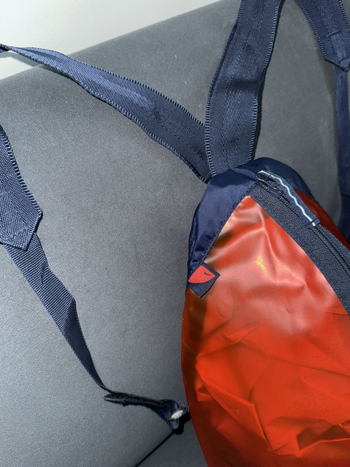 Nike RareVintage Nike 2001 Transluscent Poly Vinyl Mini Back Pack Size ONE SIZE - 4 Thumbnail
