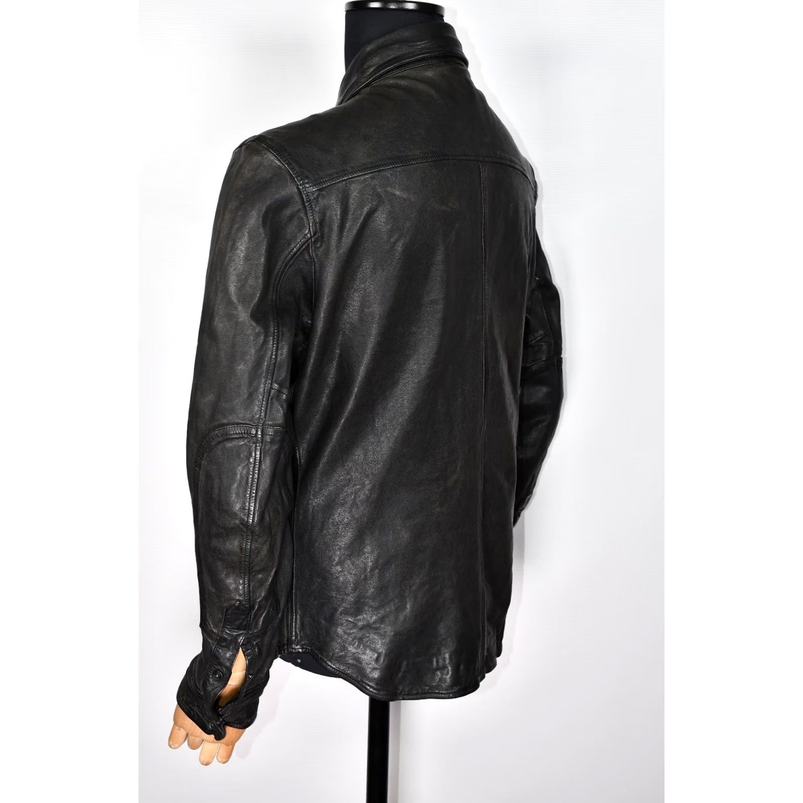 Polo Ralph Lauren Polo Ralph Lauren Black Leather Shirt Jacket Men's Size M Size US M / EU 48-50 / 2 - 5 Thumbnail